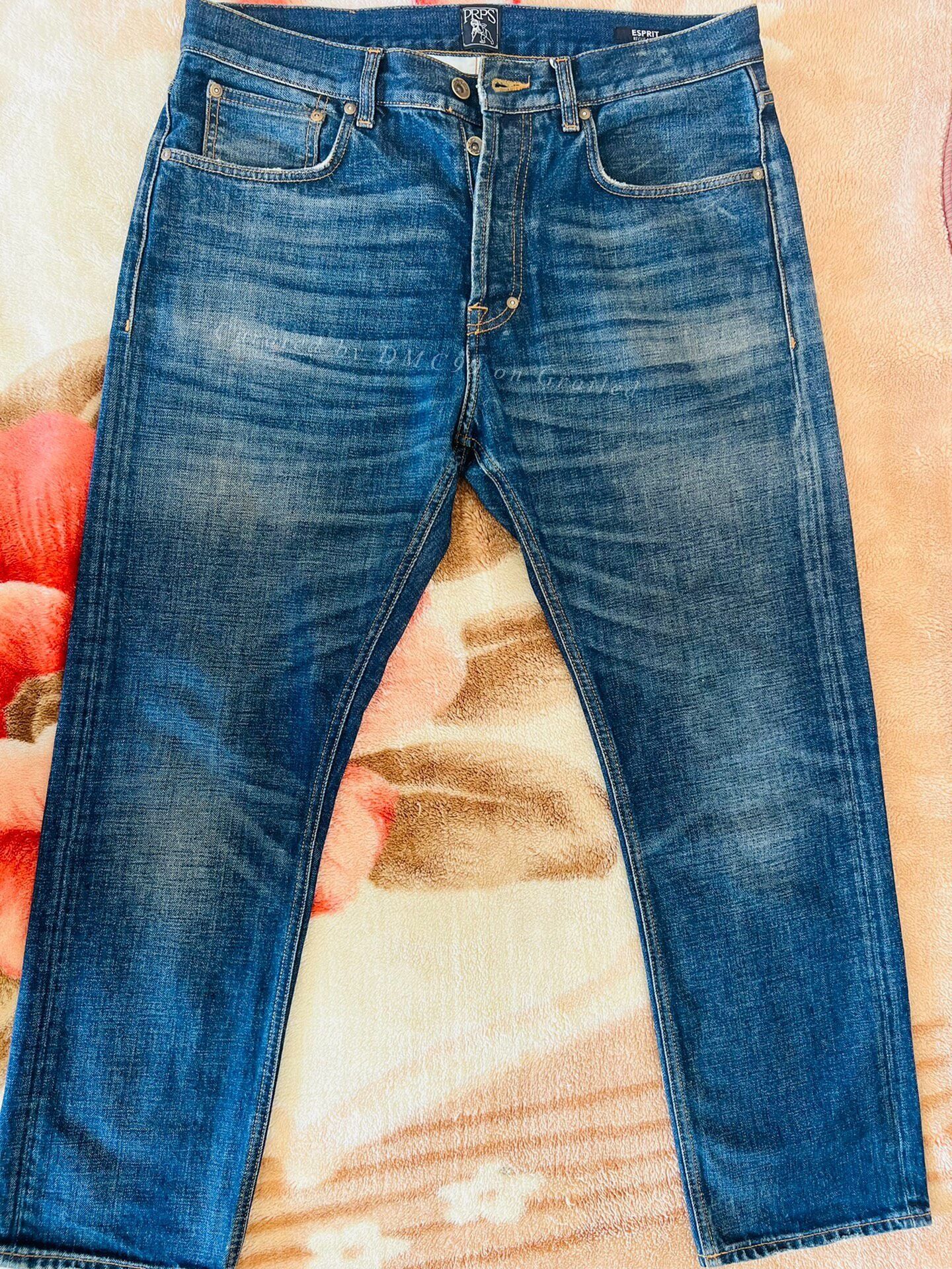 Prps PRPS Blue W34 Straight Jeans Size US 34 / EU 50 - 1 Thumbnail