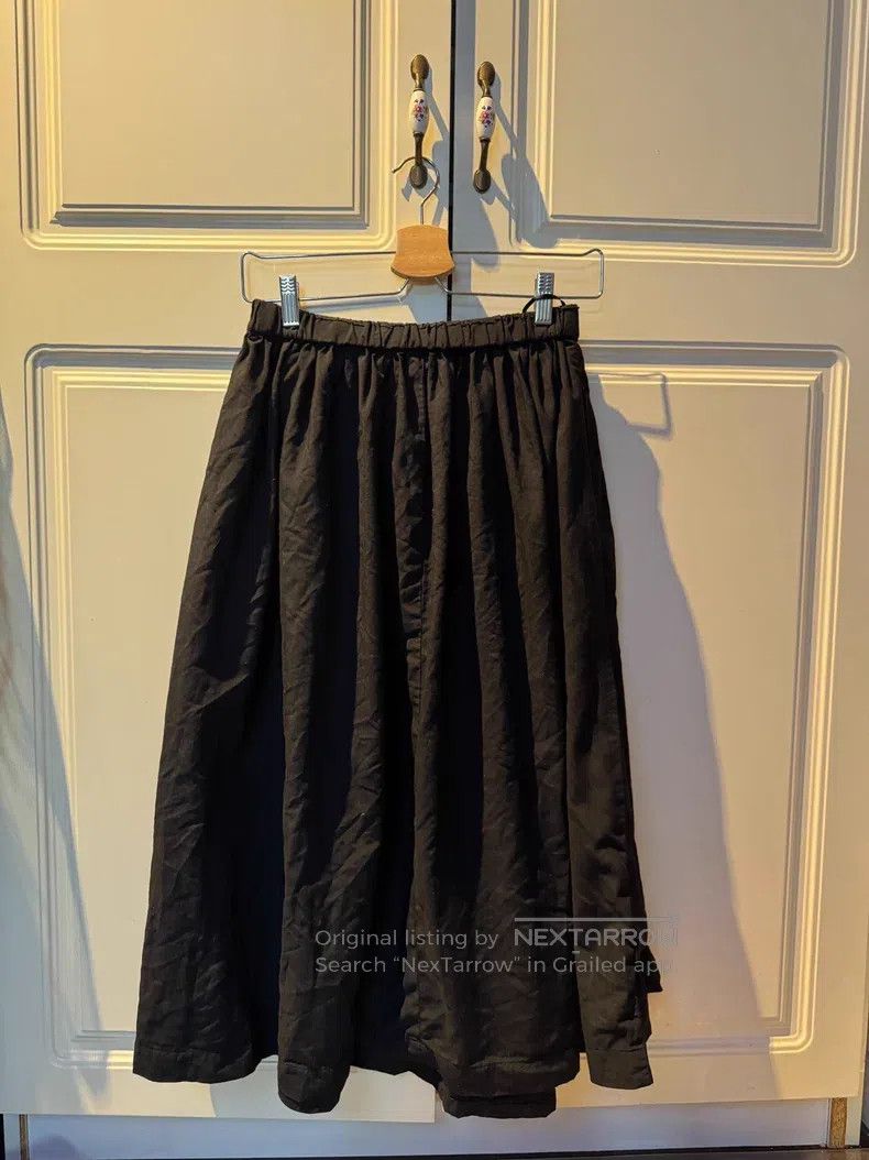 Comme des Garcons Comme des Garcons size S Tiered Black Skirt Size 22" - 3 Thumbnail