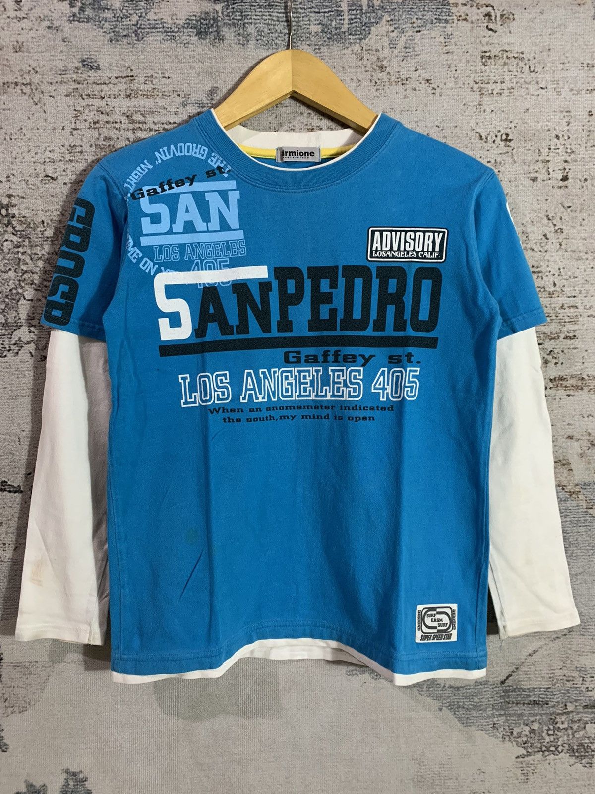 Japanese Brand 2000s Undefined Japan Poem Double Layer y2k Longsleeve Size US S / EU 44-46 / 1 - 1 Thumbnail