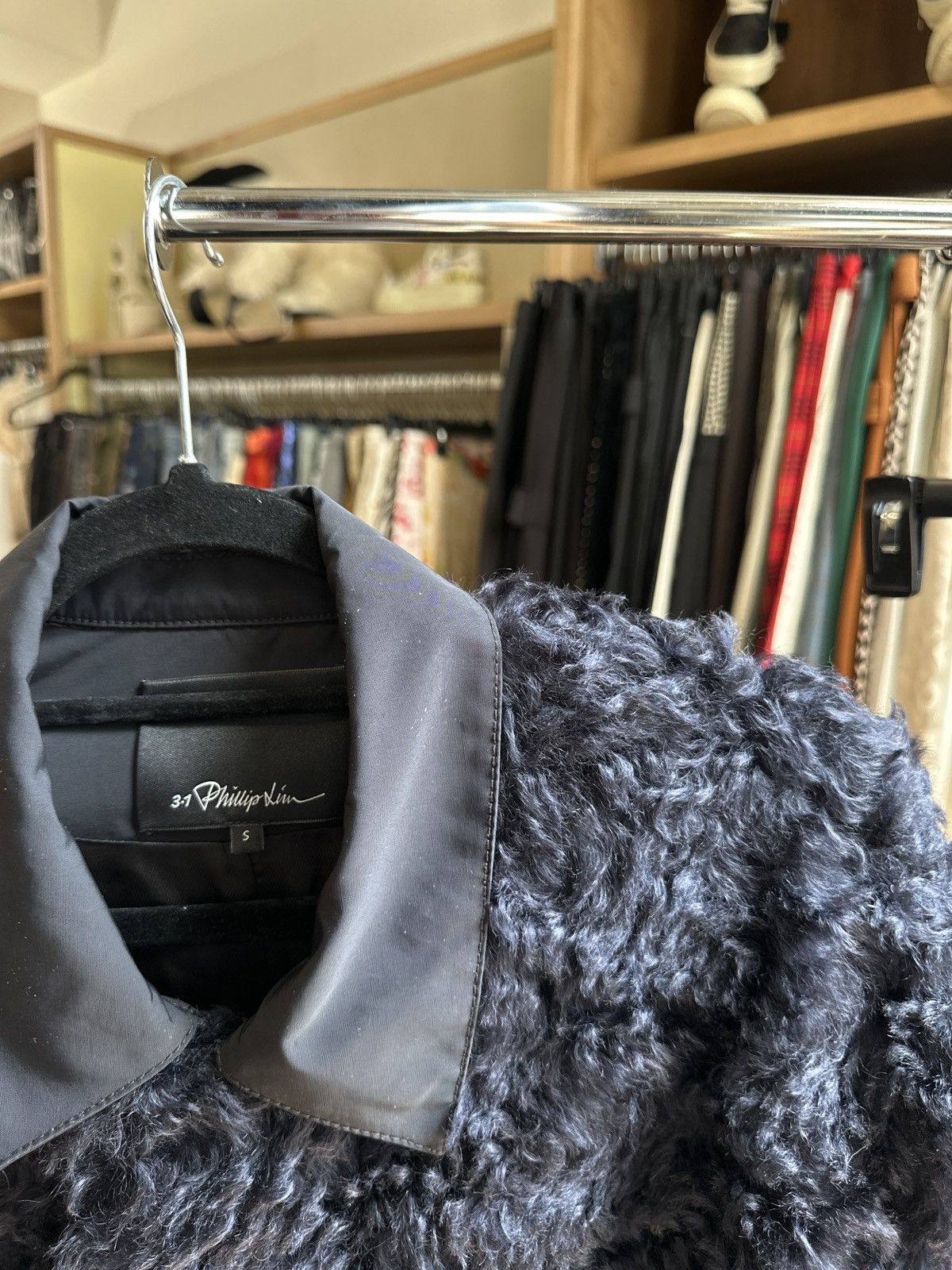 3.1 Phillip Lim $1,500 Fur paneled nylon jacket Size US S / EU 44-46 / 1 - 7 Thumbnail