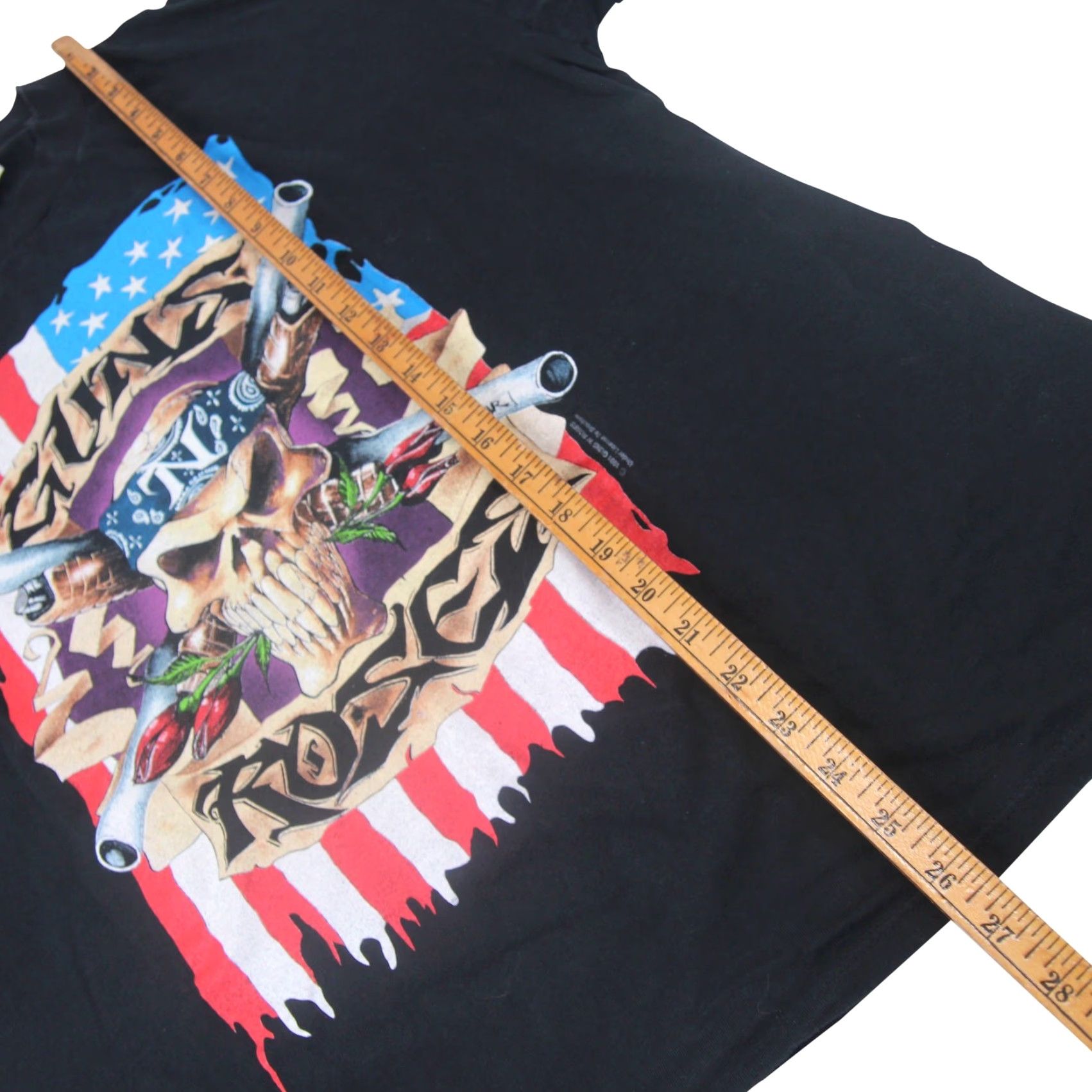 Vintage VINTAGE Guns N Roses '91-'93 Tour Mens XL T Shirt Brockum Black Shirt Mens XL Black Guns N Roses T Shirt 1990s Rock Concert Merch Size US XL / EU 56 / 4 - 7 Thumbnail