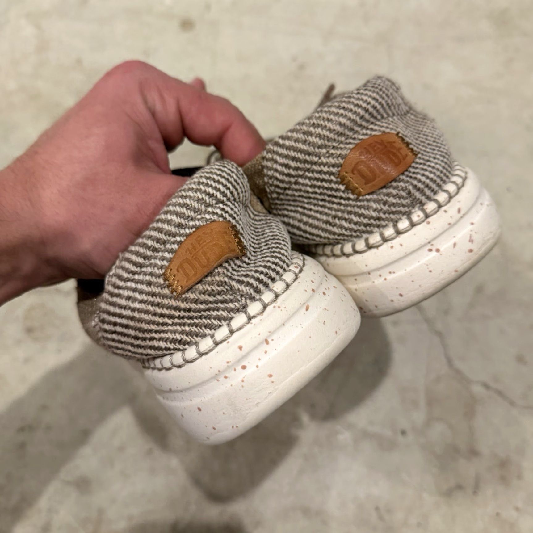 Vintage VINTAGE Hey Dude Wendy Rise Woven Embroidery Tan Sneaker Slip On Womens US 10 40203-265 Size US 10 / IT 40 - 7 Thumbnail