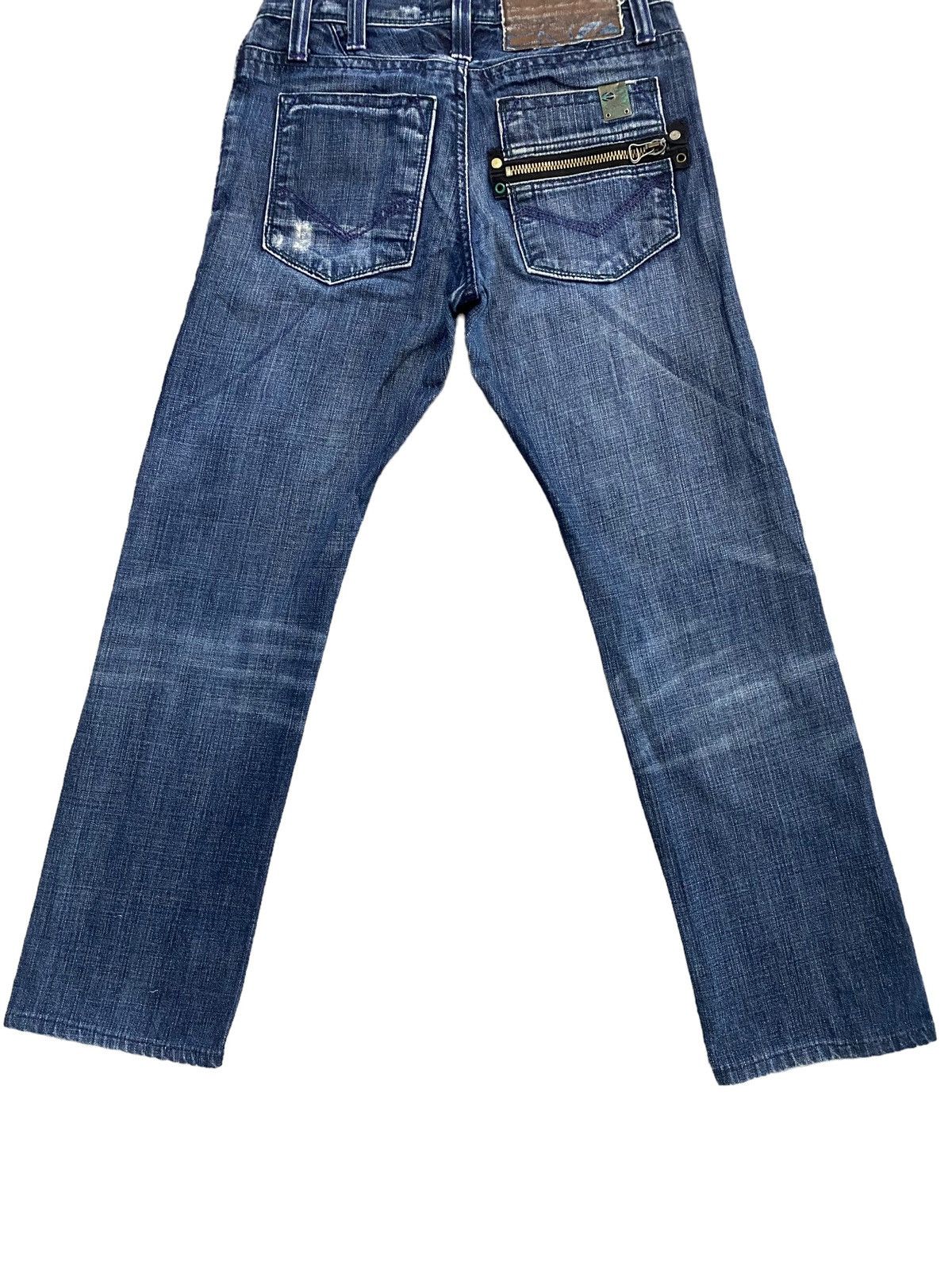Energie × If Six Was Nine × Le Grande Bleu (L.G.B.) Vintage Energie Distress Jeans Size US 28 / EU 44 - 8 Thumbnail