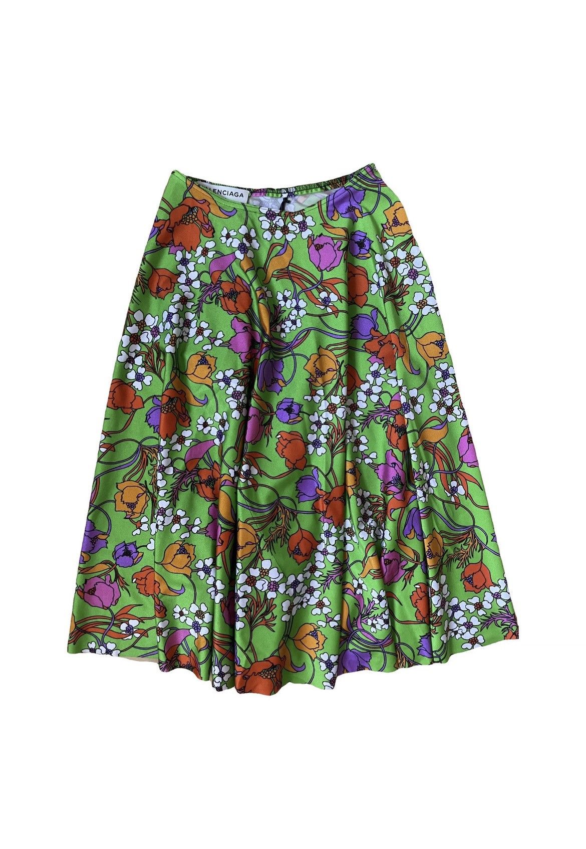 Balenciaga SS17 Floral Skirt Size 28" / US 6 / IT 42 - 1 Thumbnail