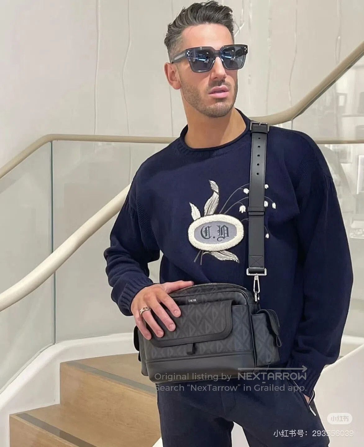 Dior dior knitted sweater with logo design. Size US XS / EU 42 / 0 - 1 Thumbnail