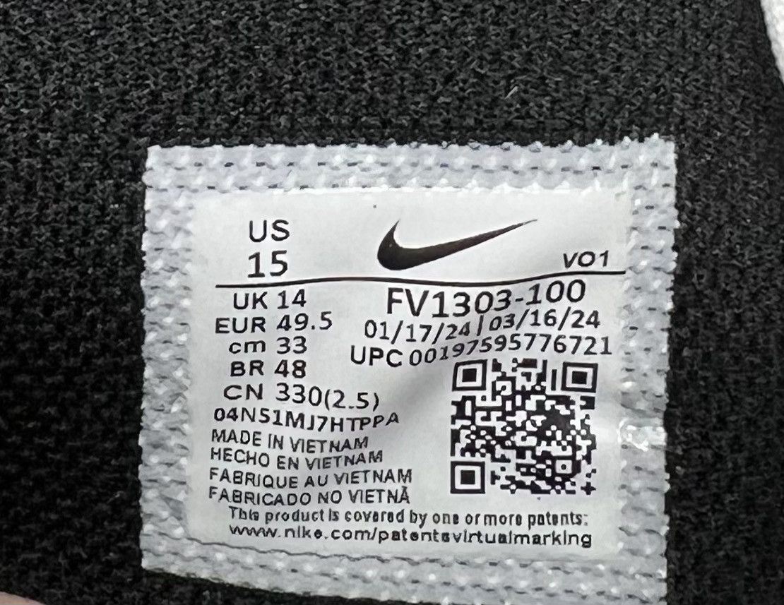 Nike Nike Ja 1 TB white and black Size US 15 / EU 48 - 7 Thumbnail