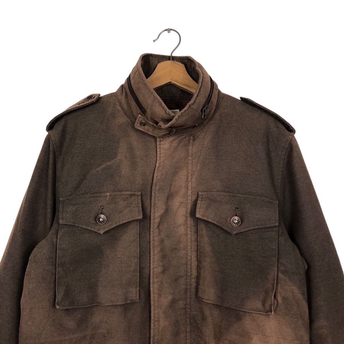 Edwin 📌Vintage Chore Biker Jacket Edwin Multi Pocket Sun Faded Size US M / EU 48-50 / 2 - 4 Thumbnail