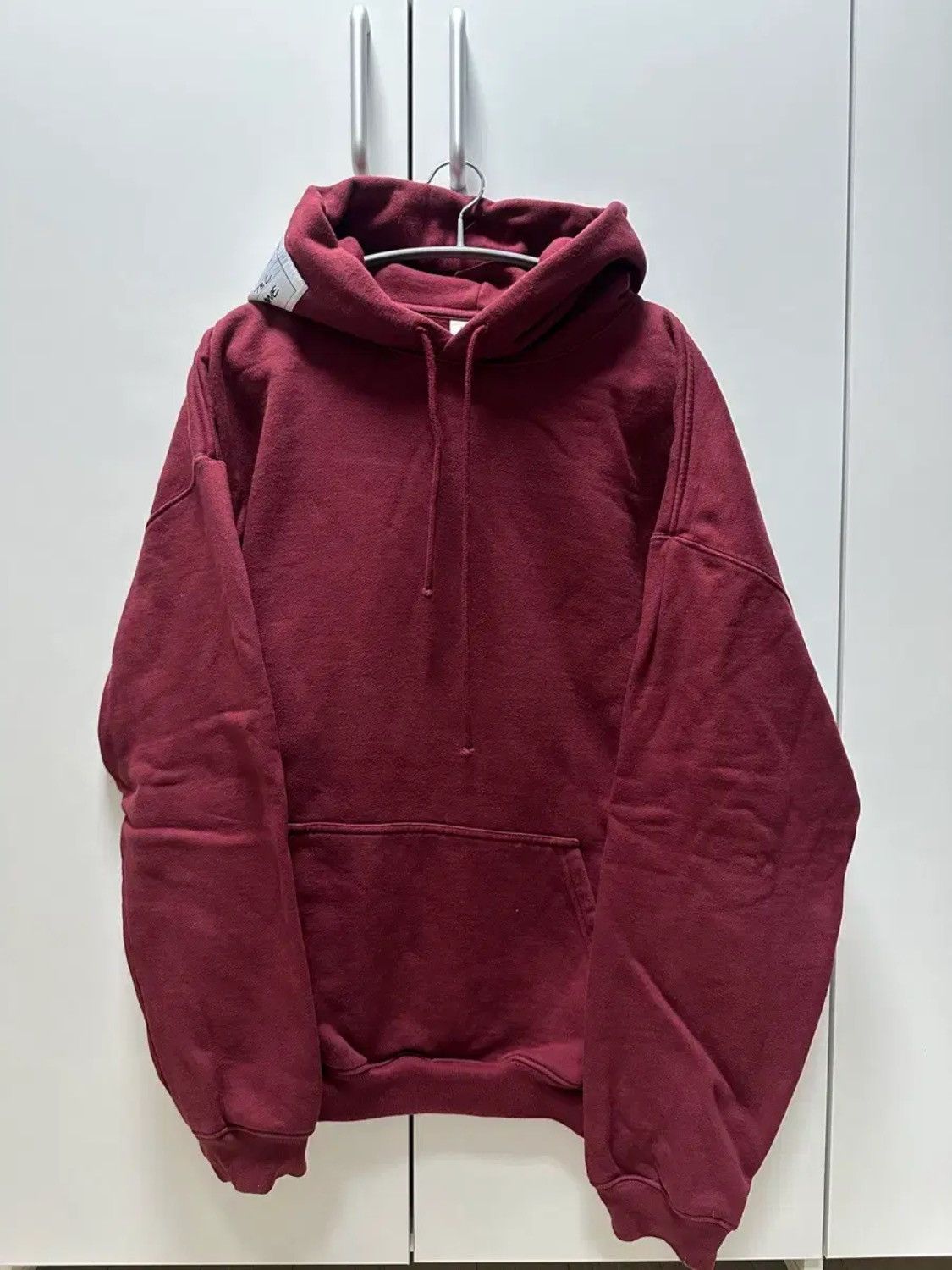 Vetements Vetements Burgundy Hoodie Size US M / EU 48-50 / 2 - 1 Thumbnail