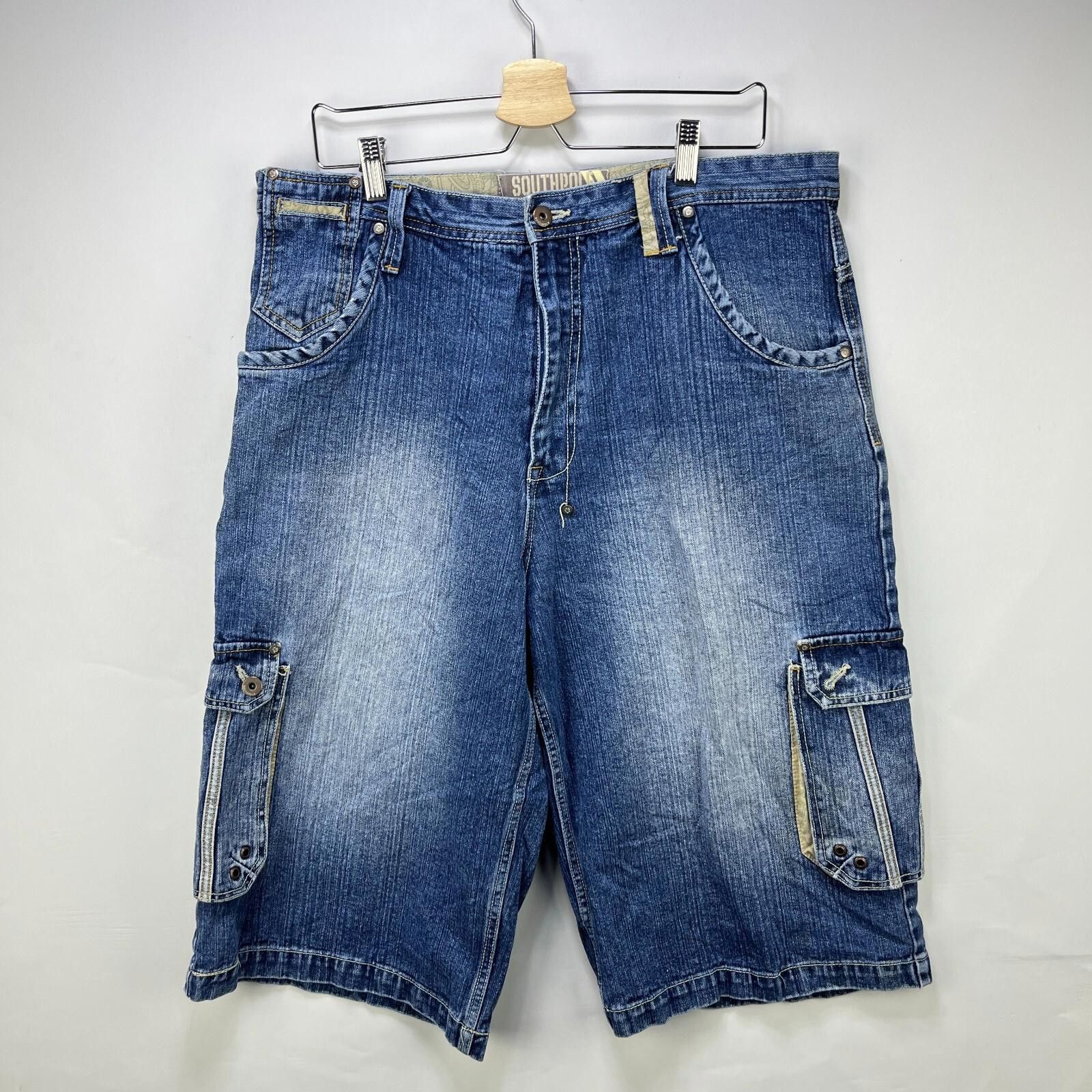 Southpole Vintage Y2K South Pole Jorts Jean Shorts Denim Baggy 38 Size US 38 / EU 54 - 4 Thumbnail