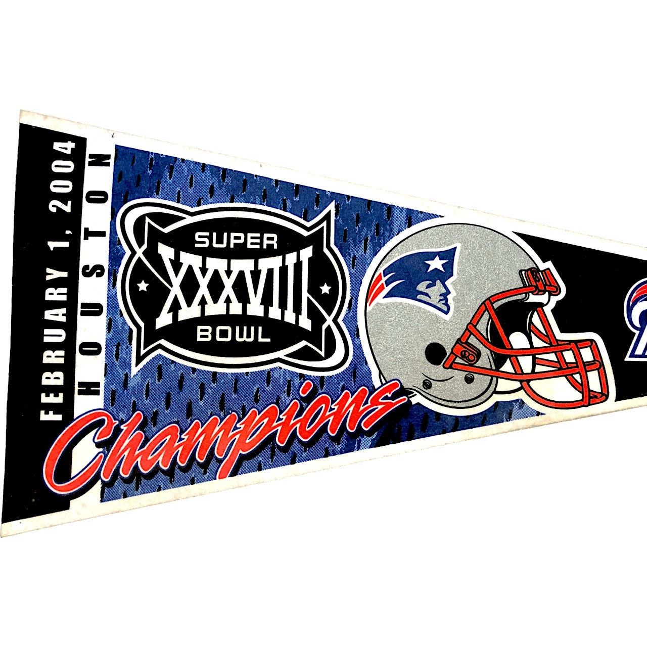 NFL New England Patriots 2004 Super Bowl XXXVIII Pennant Size ONE SIZE - 3 Thumbnail