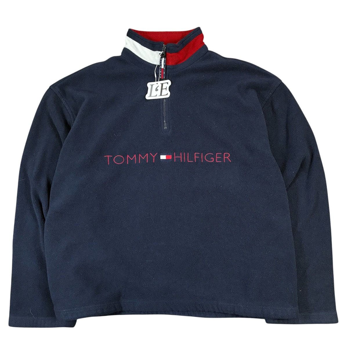 Tommy Hilfiger Tommy Hilfiger Vintage Fleece Jacket Size L-XL Size US XL / EU 56 / 4 - 1 Thumbnail