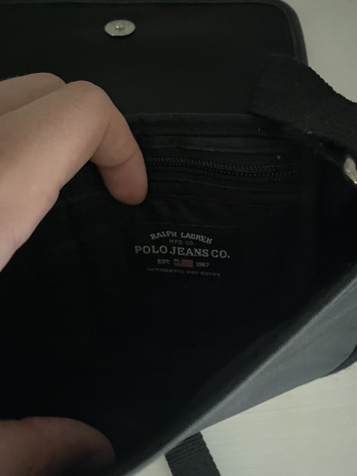 Polo Ralph Lauren 00s Polo Ralph Lauren Polo Sport Bag Nylon Black Size ONE SIZE - 4 Thumbnail