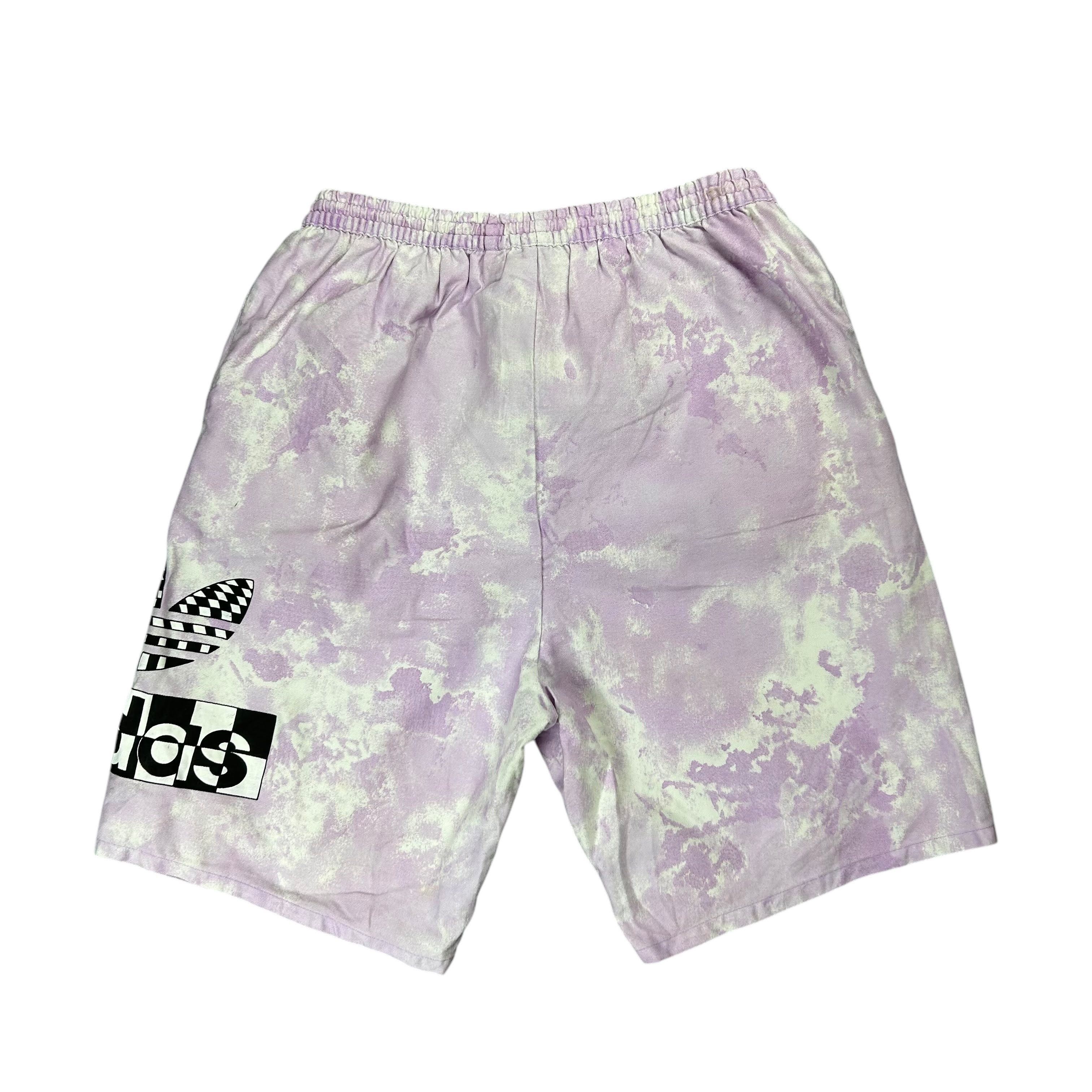 Adidas Adidas Vintage 80s Pink Tie Dye Shorts Men Size 80 M Size US 32 / EU 48 - 2 Thumbnail