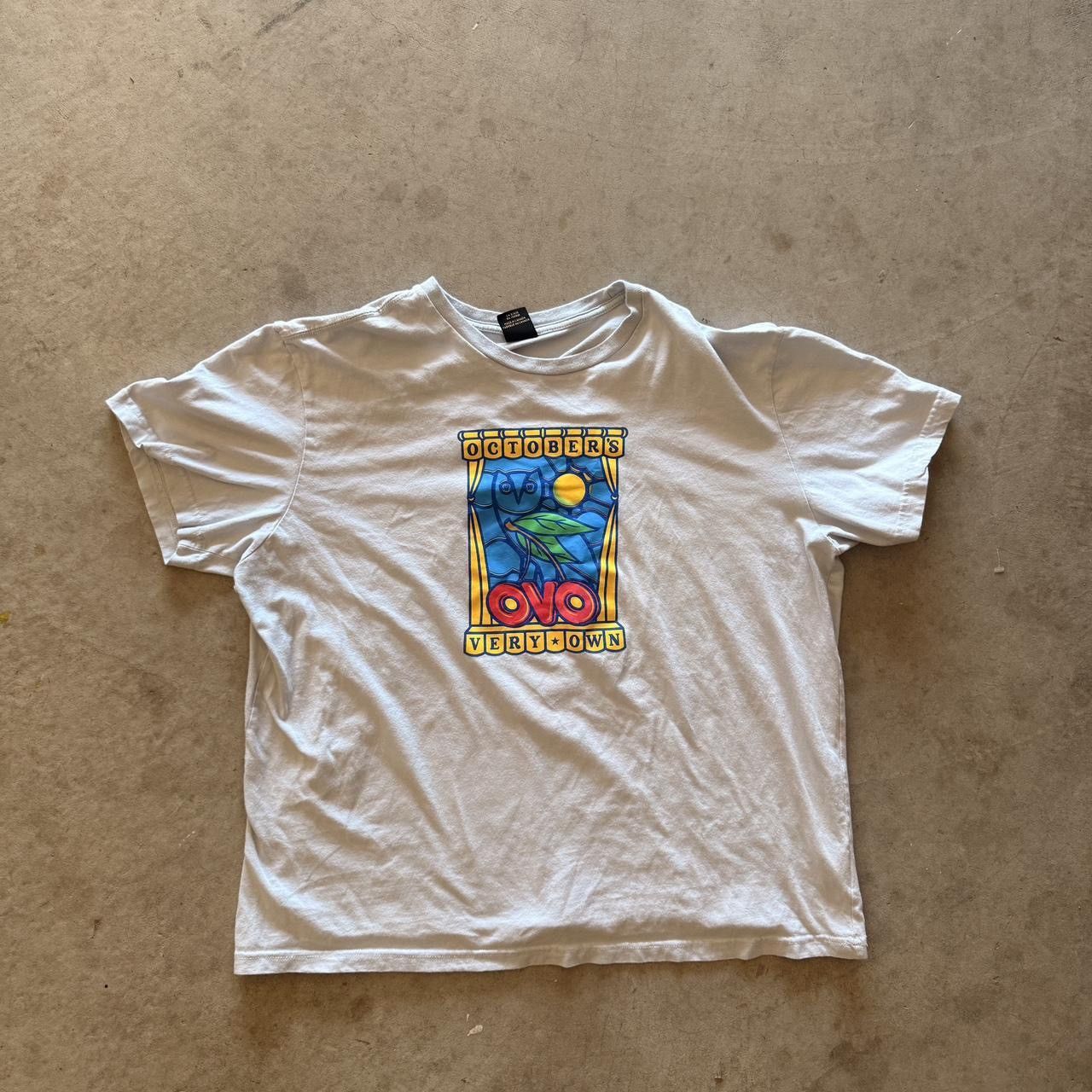 October's Very Own OVO “Stained Glass” Owl Tee Size US XXL / EU 58 / 5 - 1 Thumbnail