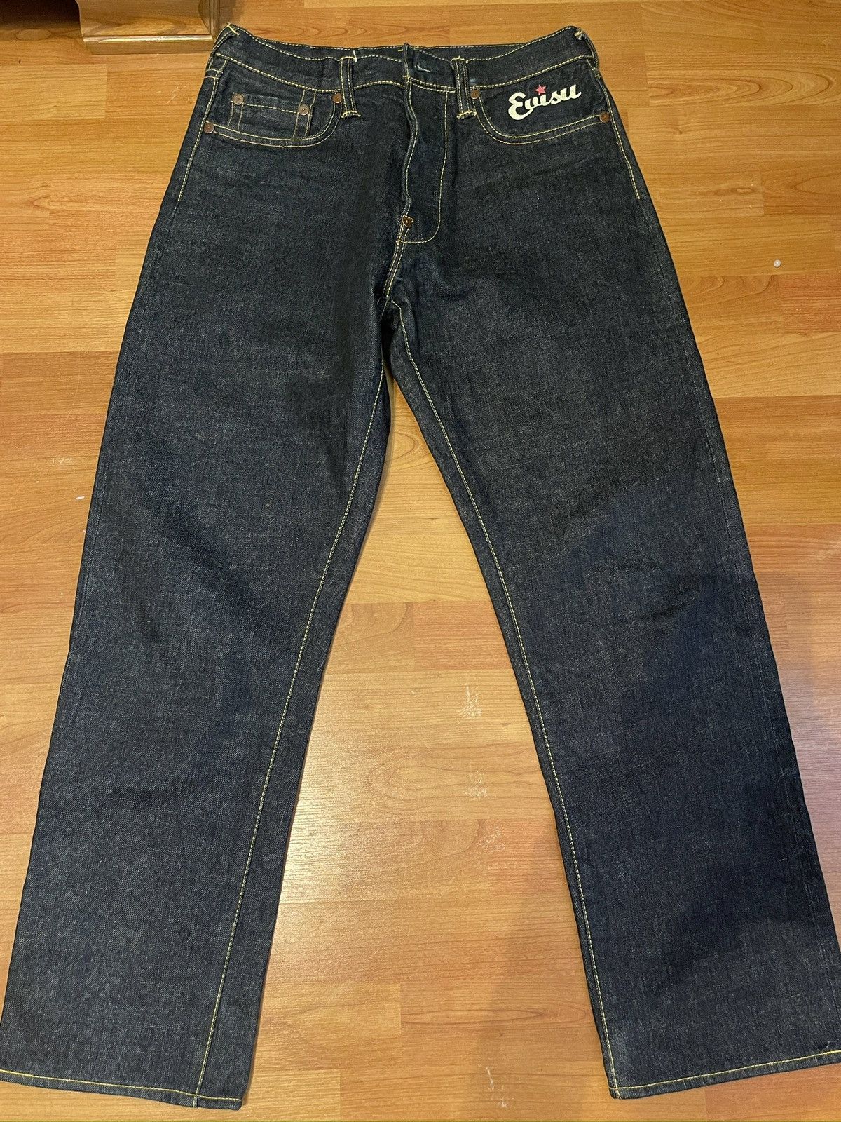 image of Evisu Denim Jeans in Blue, Men's (Size 30)