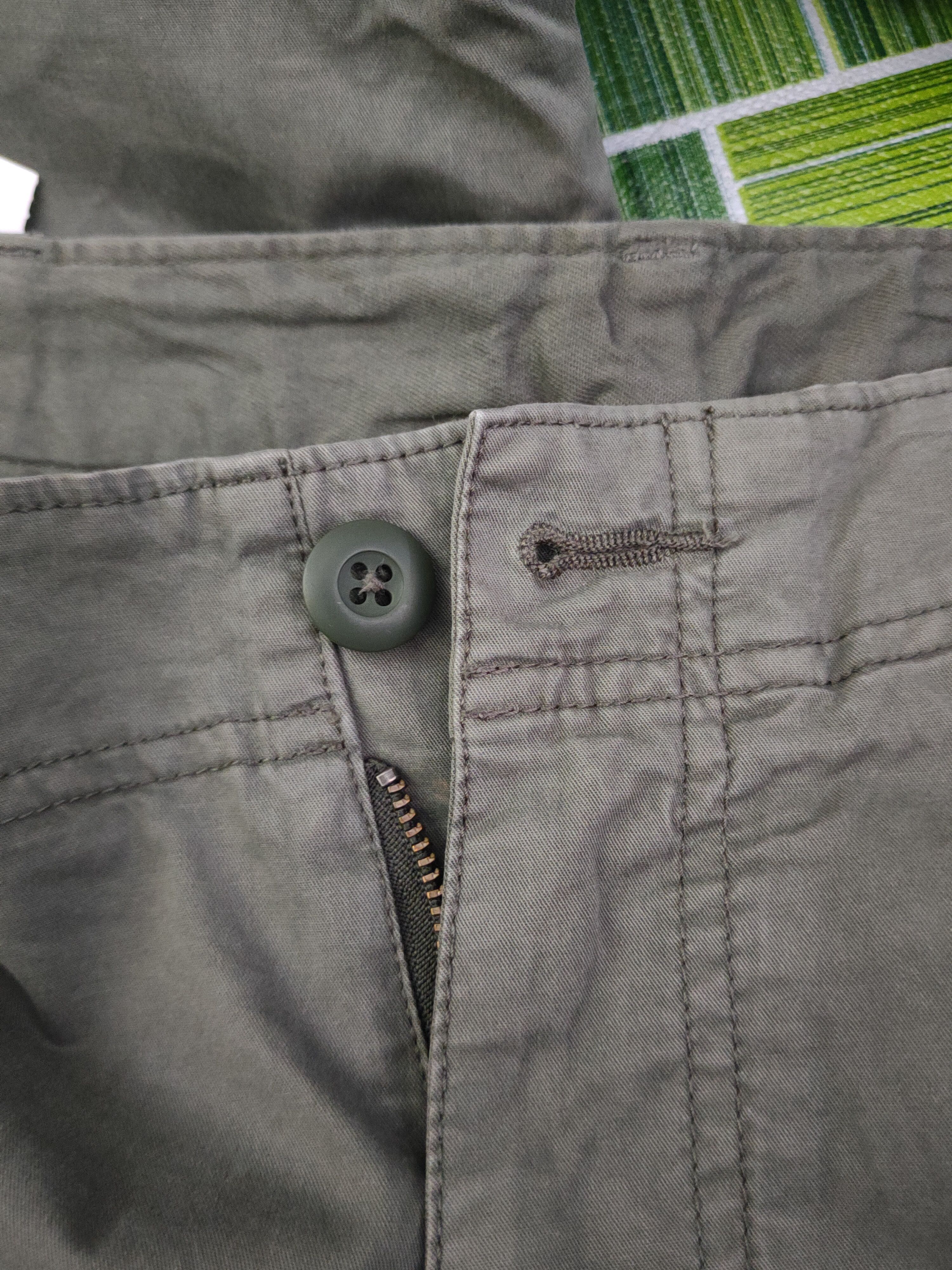 Japanese Brand DL Uniqlo Green Multipocket Tactical Cargo Pants #1502 Size US 29 - 14 Thumbnail