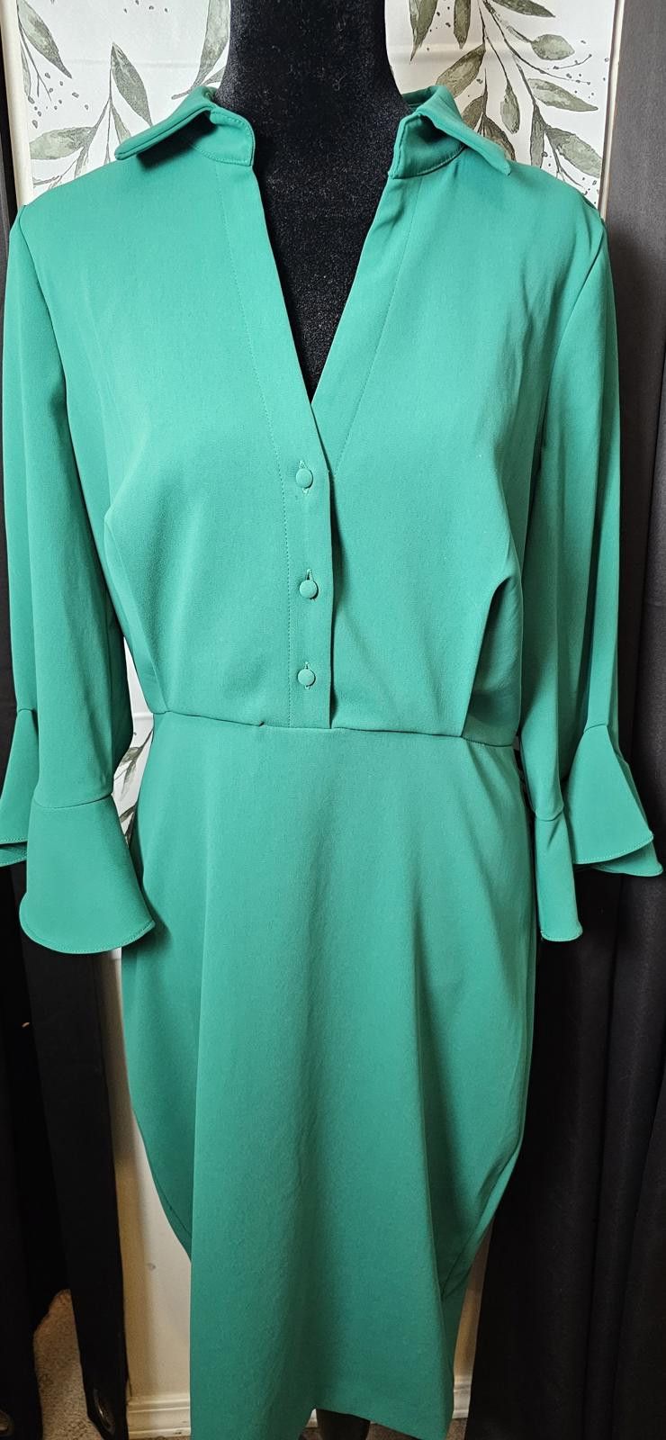 Other Badgley Mischka Dress Green Womens Size 8 Size M / US 6-8 / IT 42-44 - 3 Thumbnail