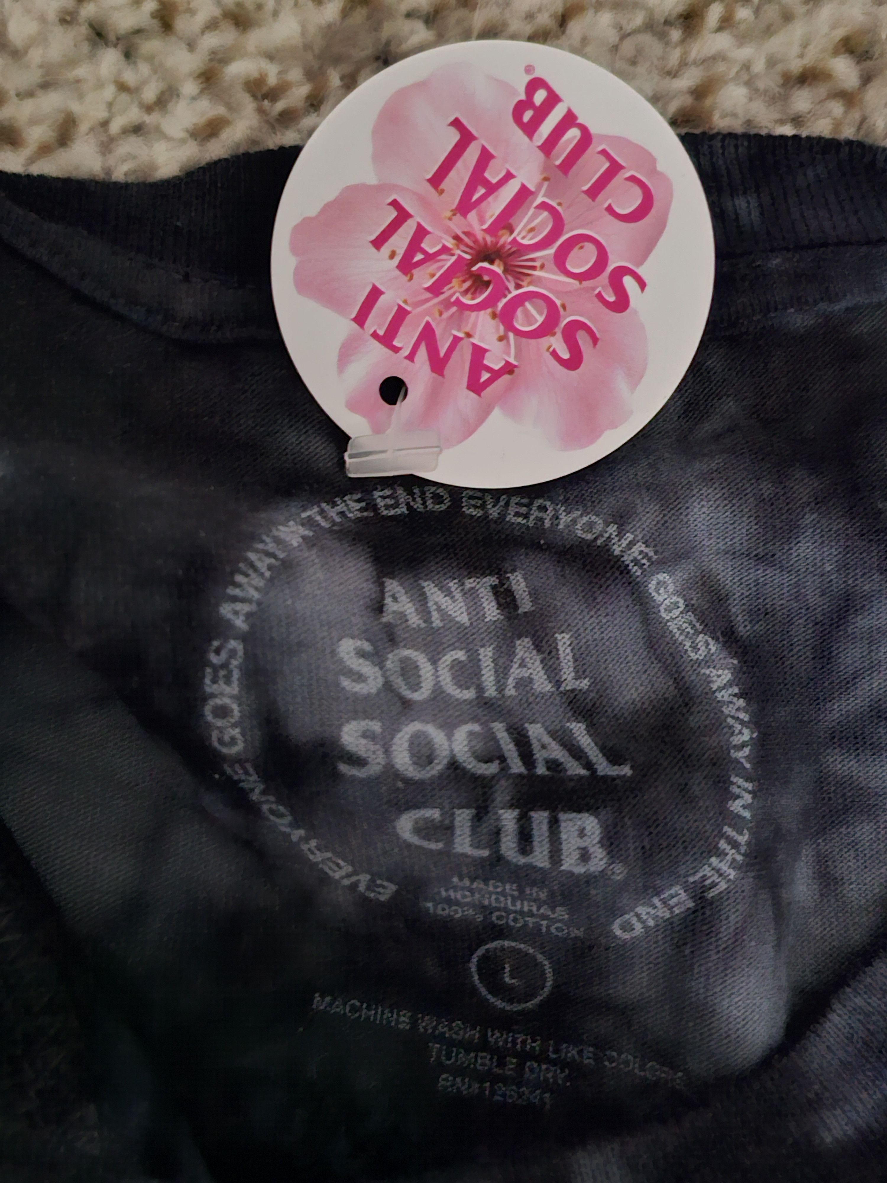 Anti Social Social Club Anti Social Club Mens Short Sleeve T-shirt Size US L / EU 52-54 / 3 - 6 Thumbnail