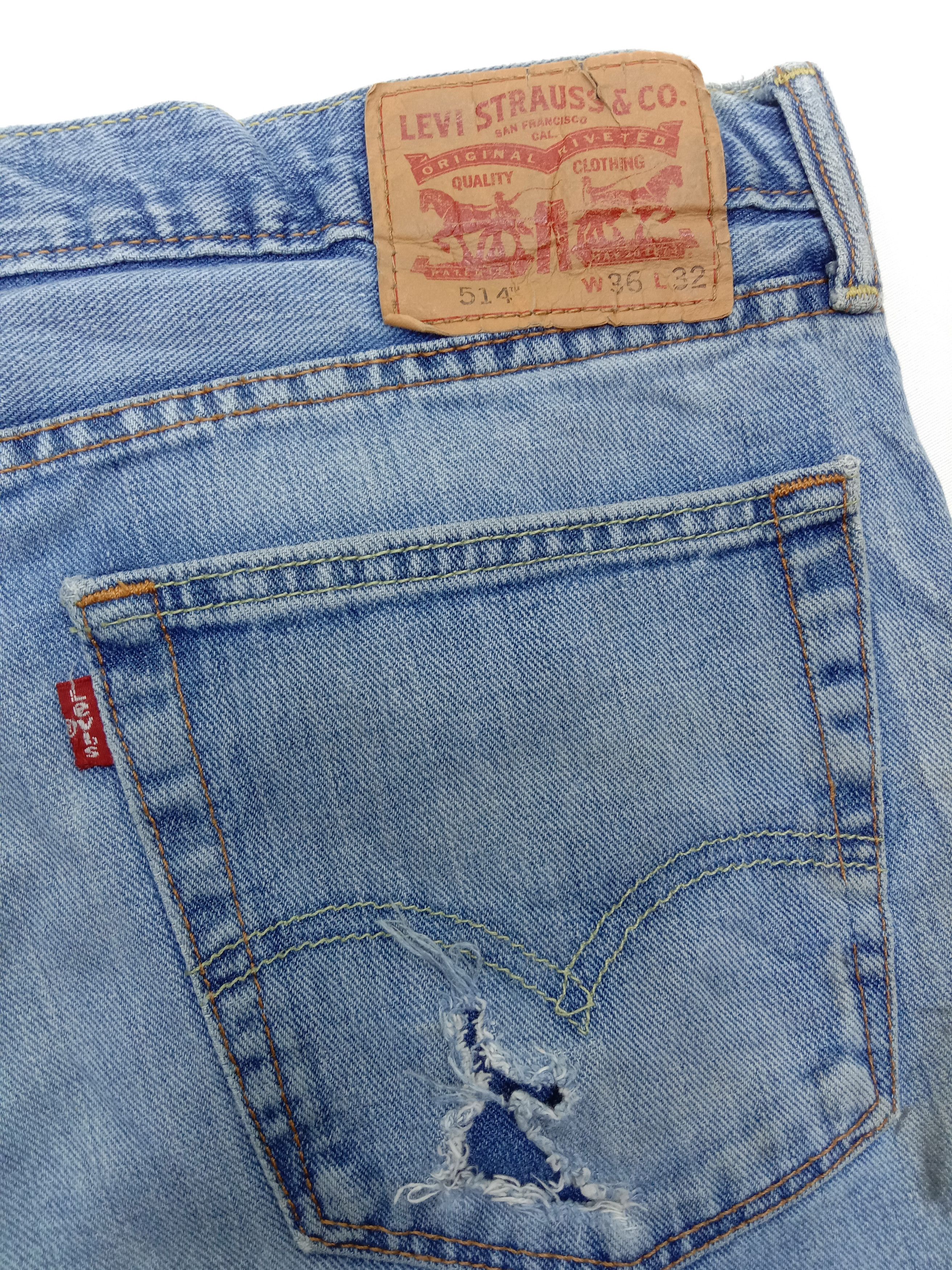 Levi's Vintage Levi's 514 Jeans Blue Wash Slim Straight Denim Size US 36 / EU 52 - 14 Thumbnail