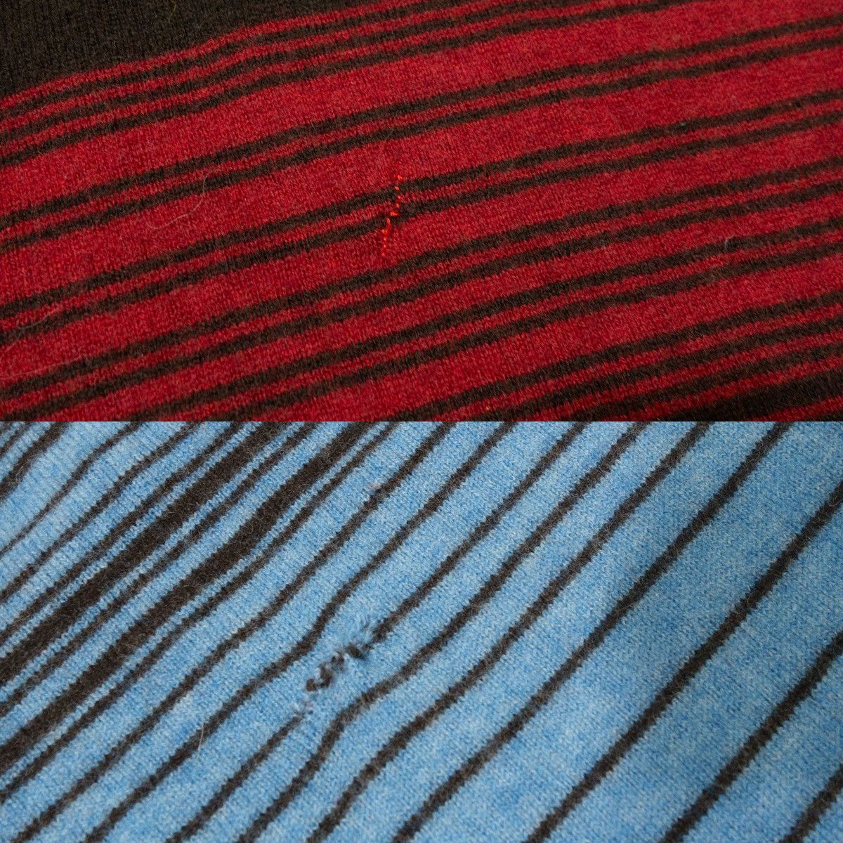 Other IVKO Striped Wool Knit Dress Floral Intarsia Pattern Y2K Size S / US 4 / IT 40 - 7 Thumbnail