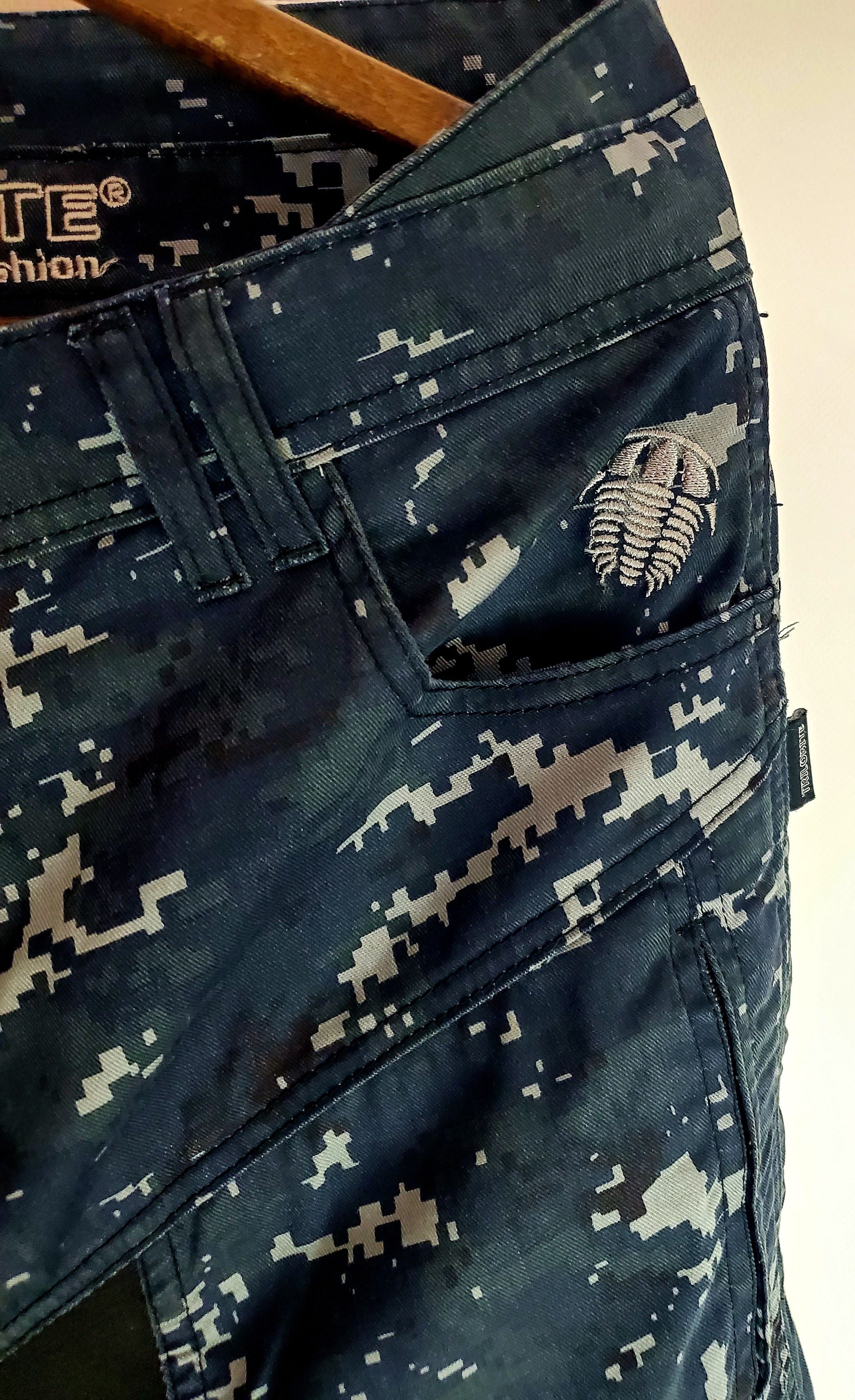 Other Trilobite Parado Motorcycle Jeans Digi Camo Blue perfect con Size US 32 / EU 48 - 4 Thumbnail