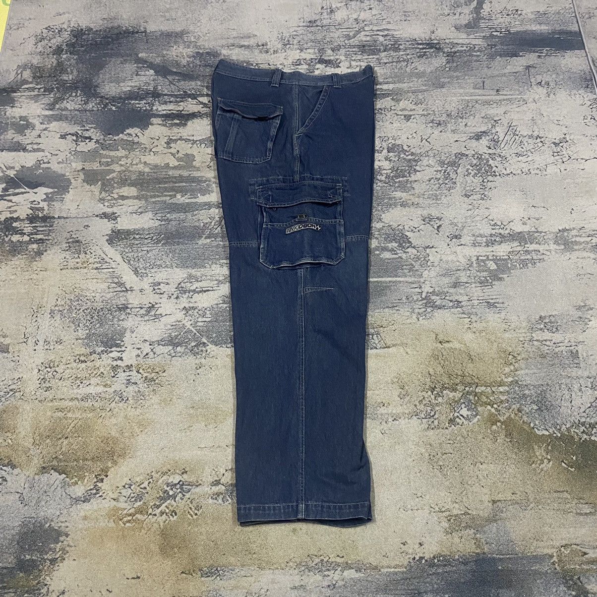JNCO × Japanese Brand × Vintage Vintage Japan Jnco Inspire Baggy Hobo Denim Cargo Pant Size US 34 / EU 50 - 3 Thumbnail