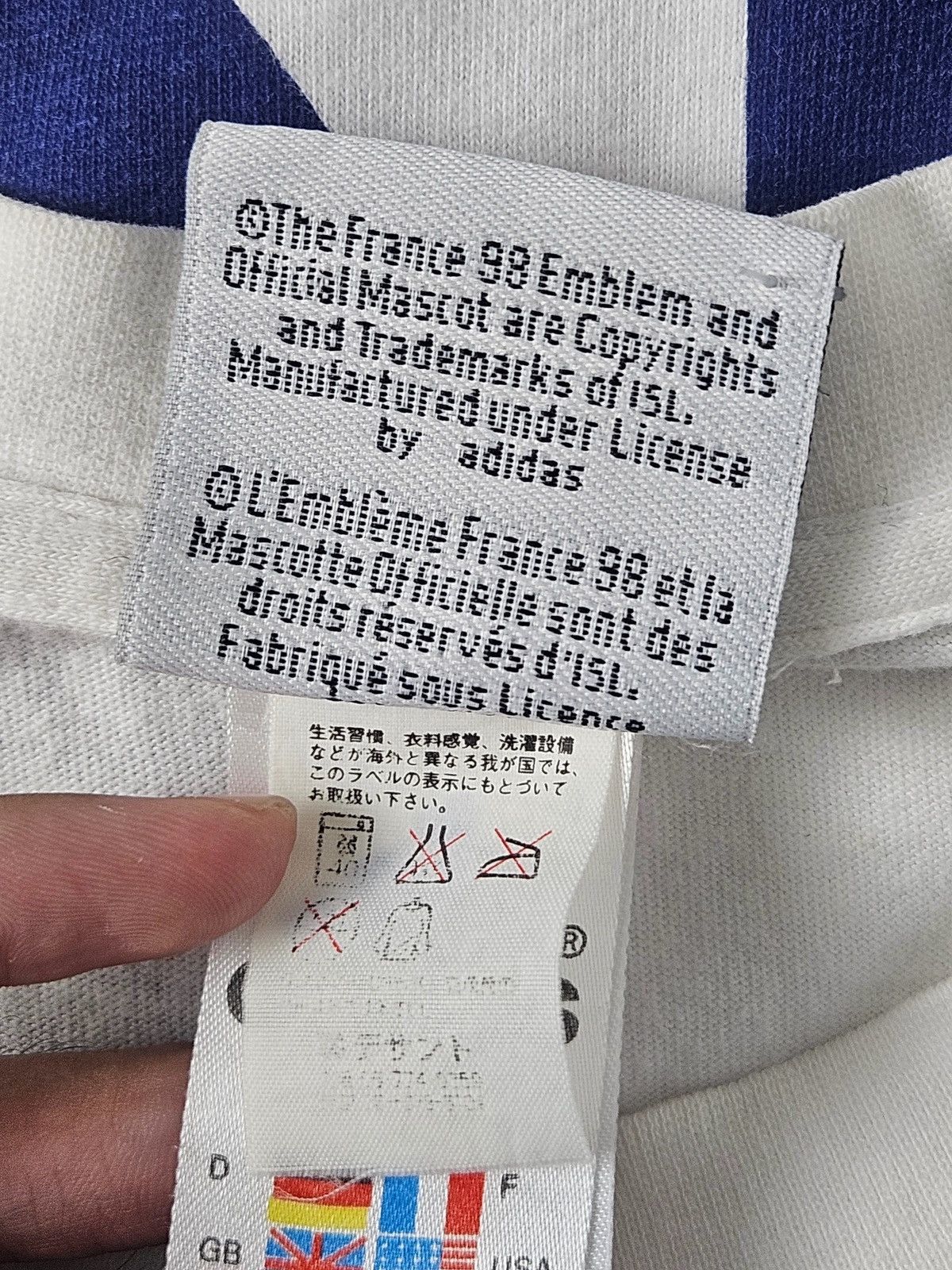 Vintage Vintage Michael Platini france world cup shirt Size US L / EU 52-54 / 3 - 6 Thumbnail