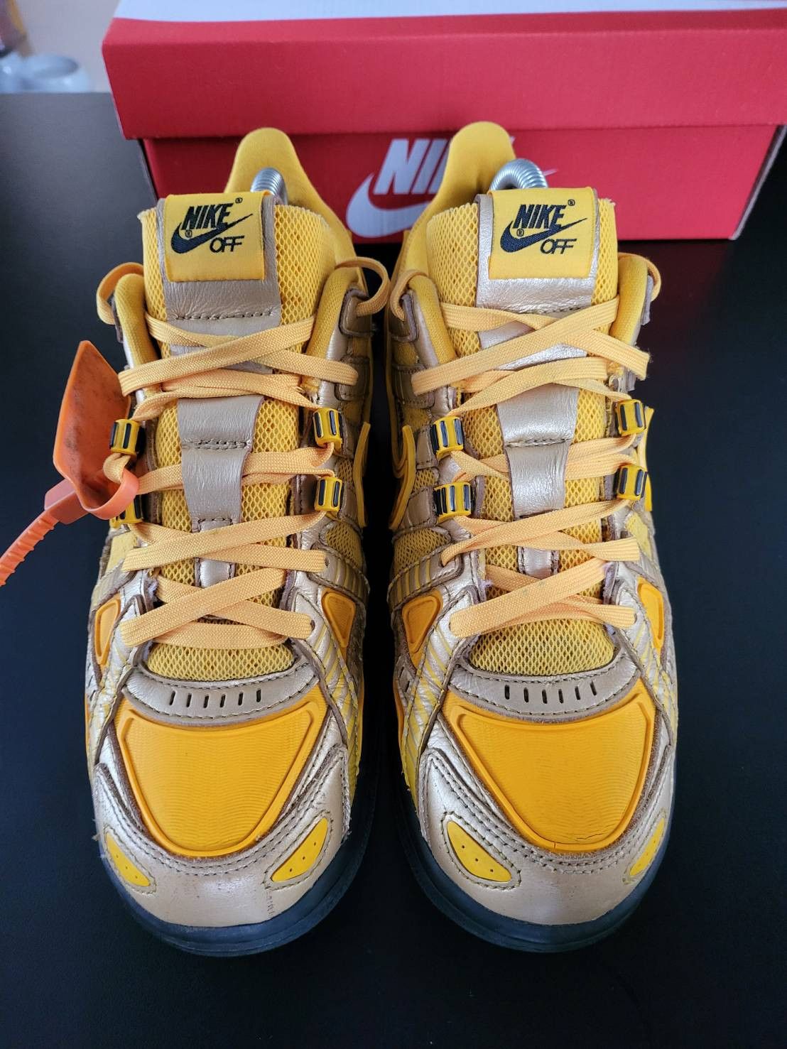 Nike × Off-White Nike x Off-White Rubber Dunk University Gold size Us8.5 Size US 8.5 / EU 41-42 - 3 Thumbnail