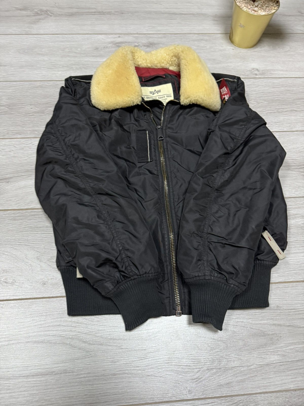 Alpha Industries Alpha Industries fur bomber zip jacket Size US M / EU 48-50 / 2 - 5 Thumbnail