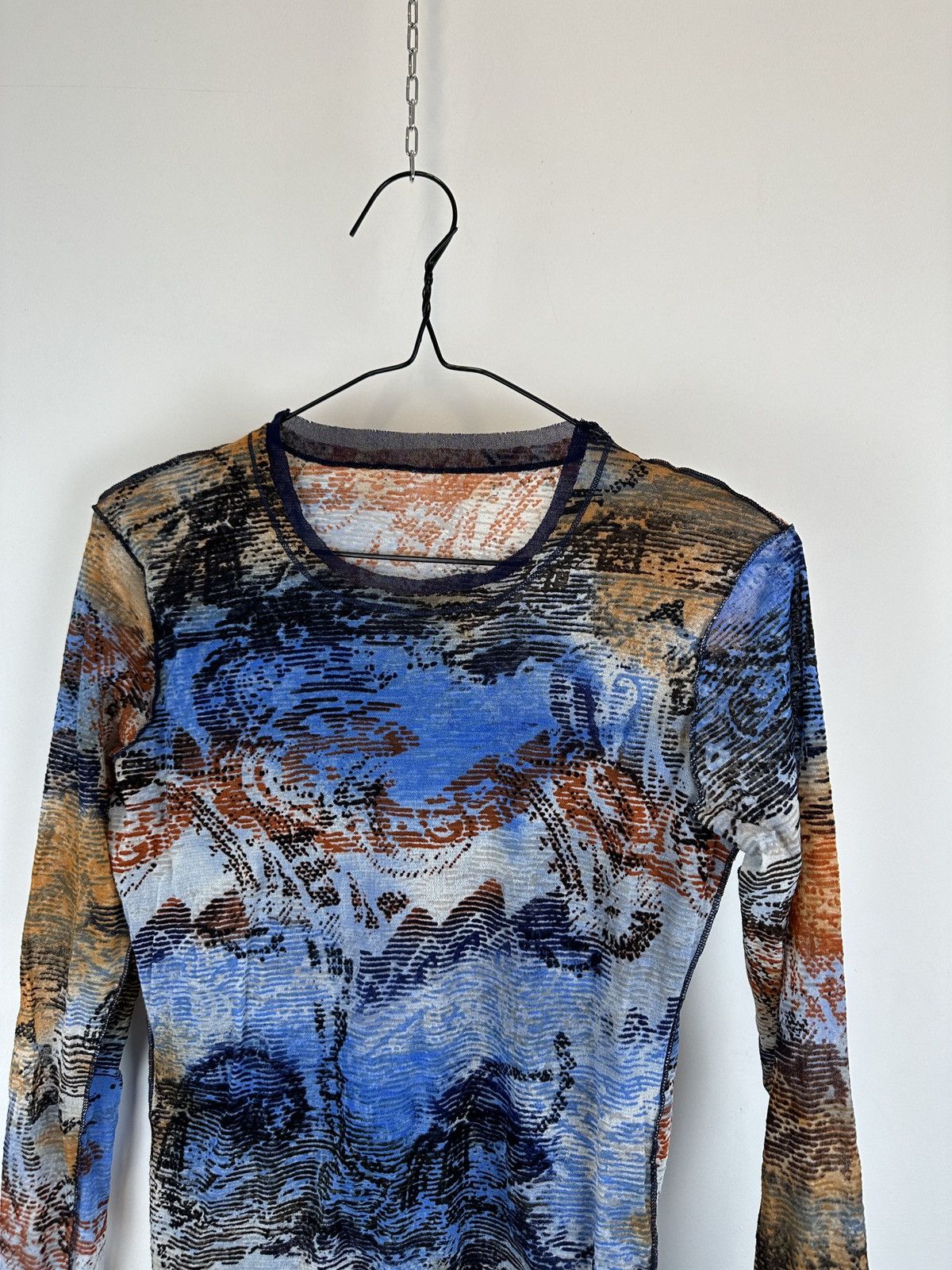 Designer × Japanese Brand × Jean Paul Gaultier Jean Paul Gaultier Style Mesh Long Sleeve Size M / US 6-8 / IT 42-44 - 3 Thumbnail