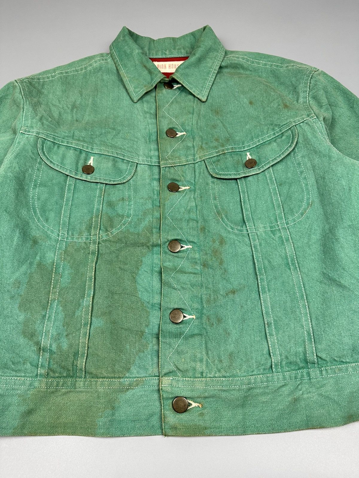 Pink House Vintage Pink House Boxy Denim Jacket Size US L / EU 52-54 / 3 - 6 Thumbnail