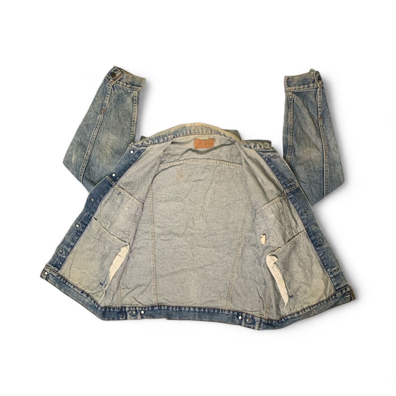 Levi's Vintage Clothing Rare Design Vintage Levi’s Trucker Jackets Size US L / EU 52-54 / 3 - 3 Thumbnail