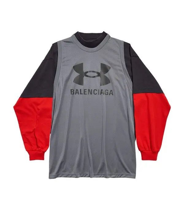 Balenciaga × Under Armour Triple Layered Mesh Sweatshirt Size US M / EU 48-50 / 2 - 1 Thumbnail
