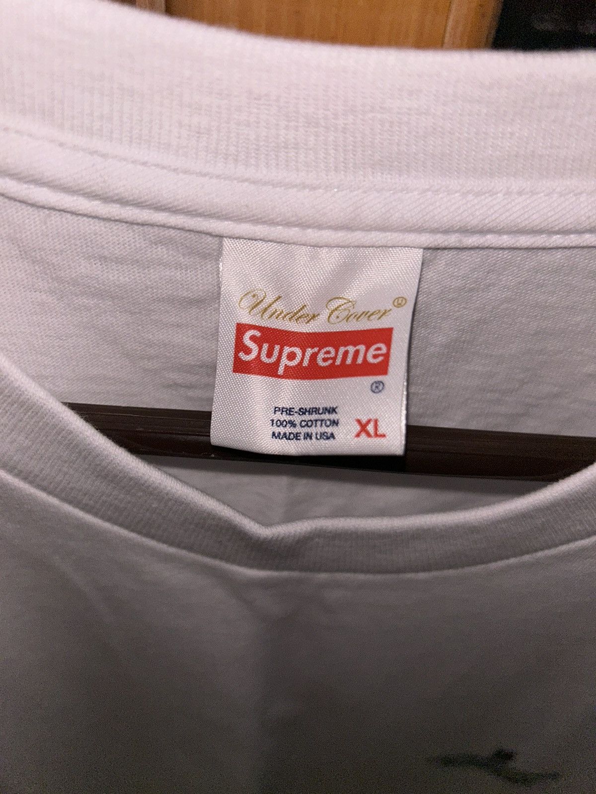 Supreme × Undercover Supreme Undercover Anarchy Tee White Size XL NEW SS15 Size US XL / EU 56 / 4 - 4 Thumbnail