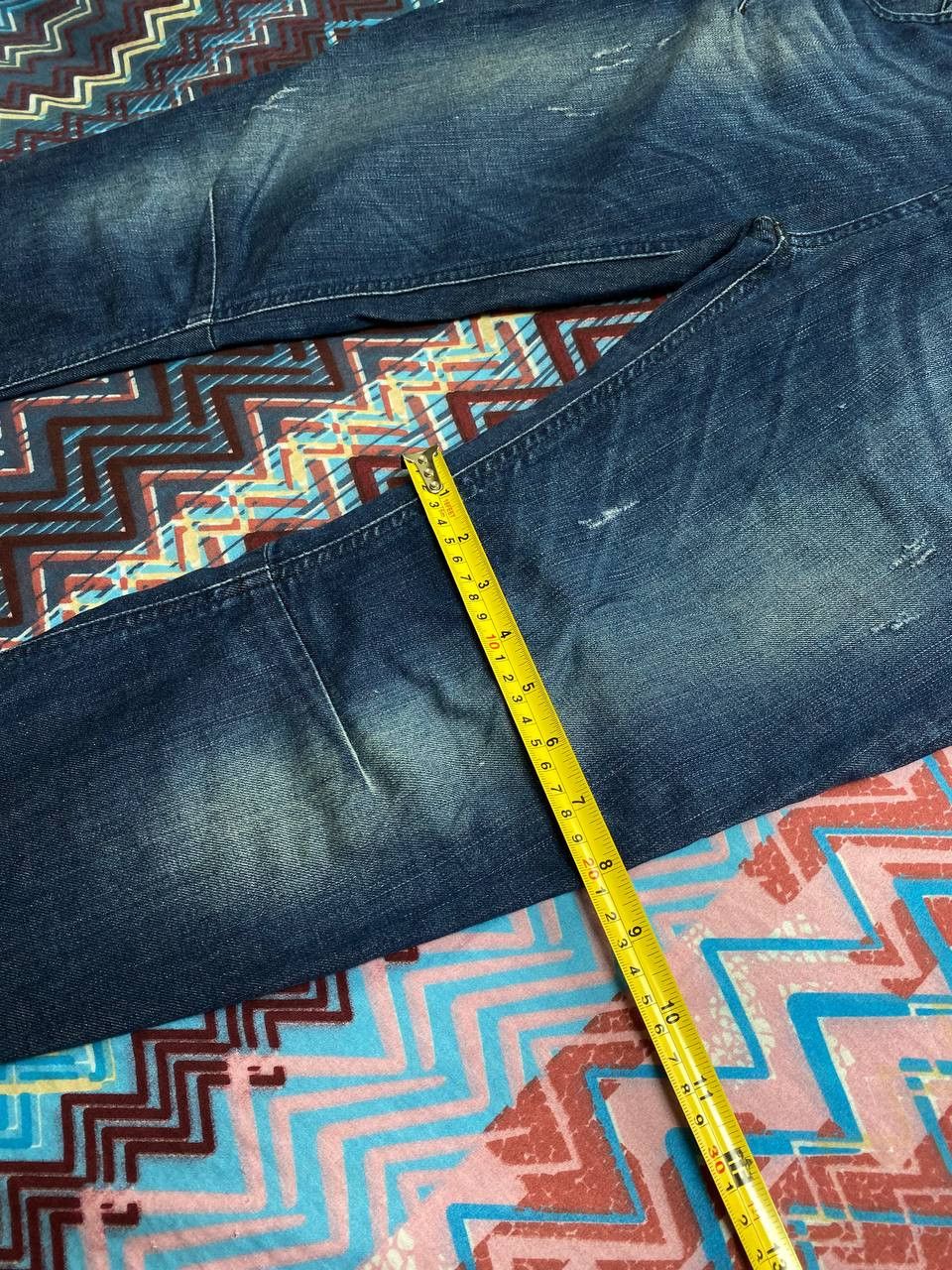 Diesel Vintage Diesel Button Jean Baggy Distressed Faded Denim Size US 27 - 12 Thumbnail