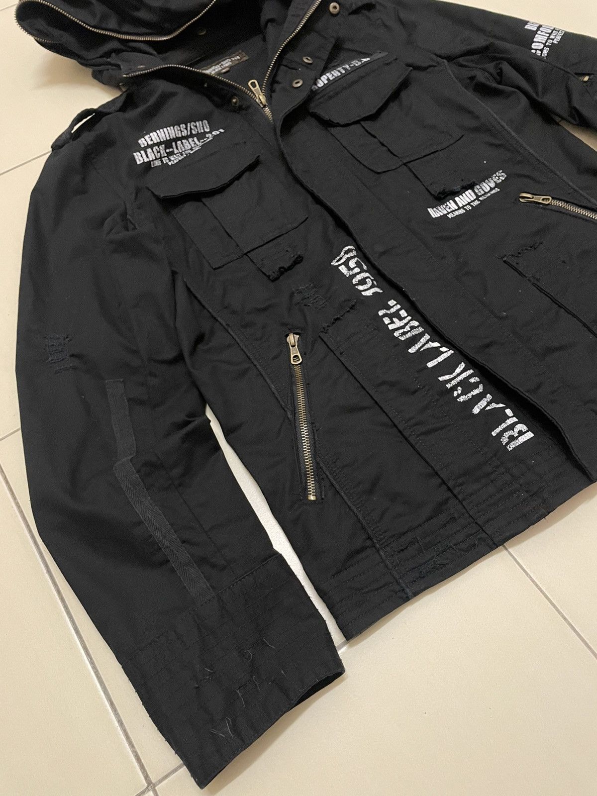 Japanese Brand Bernings Sho 291 Black Label Military Field Jacket Size US M / EU 48-50 / 2 - 3 Thumbnail
