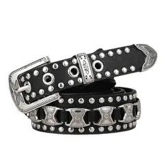 Other punk rock belt geometry pattern fashion Size ONE SIZE - 7 Thumbnail