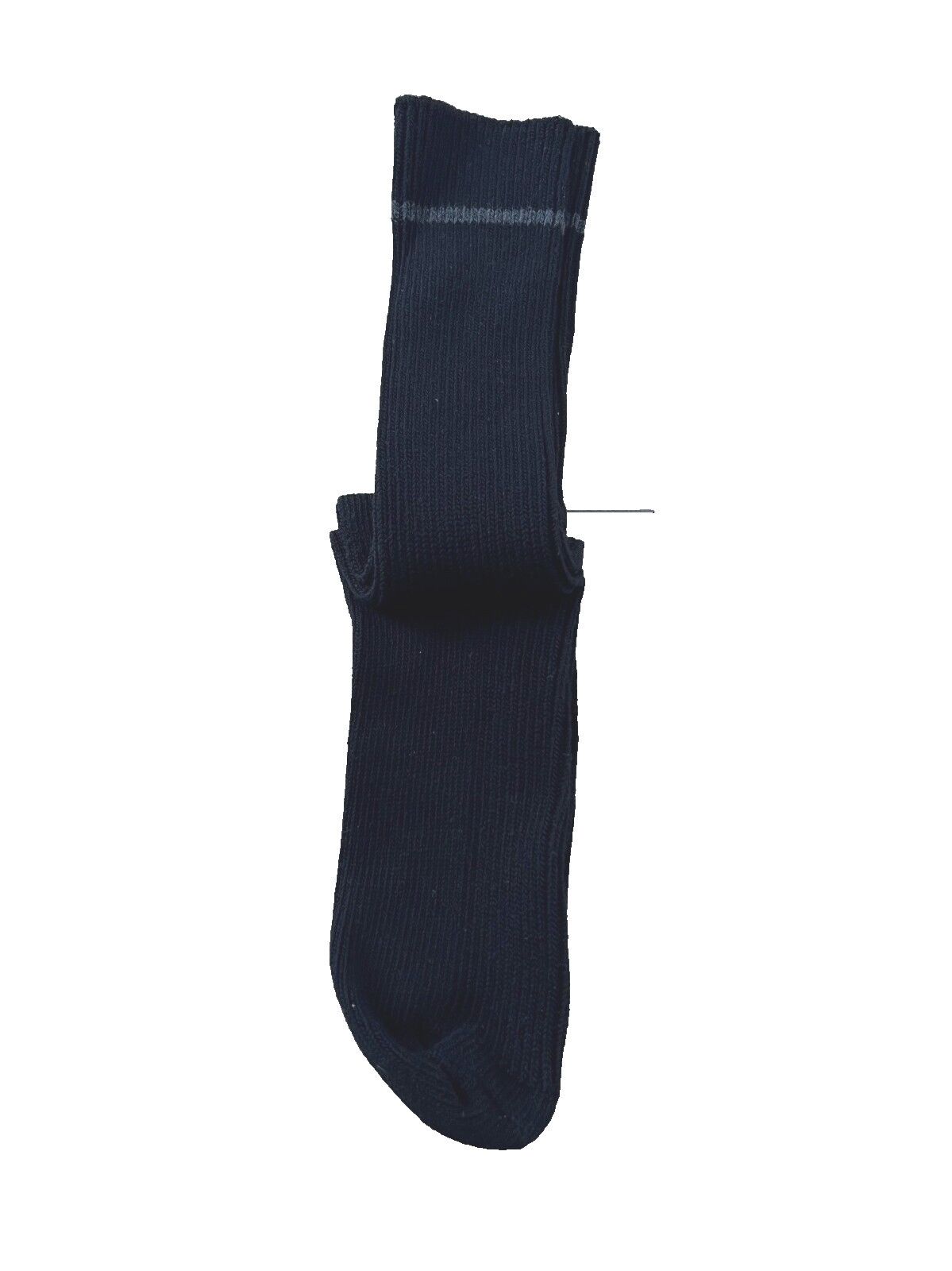 Zara Zara Rib Socks Black with Grey Stripe ( L ) Size ONE SIZE - 2 Thumbnail