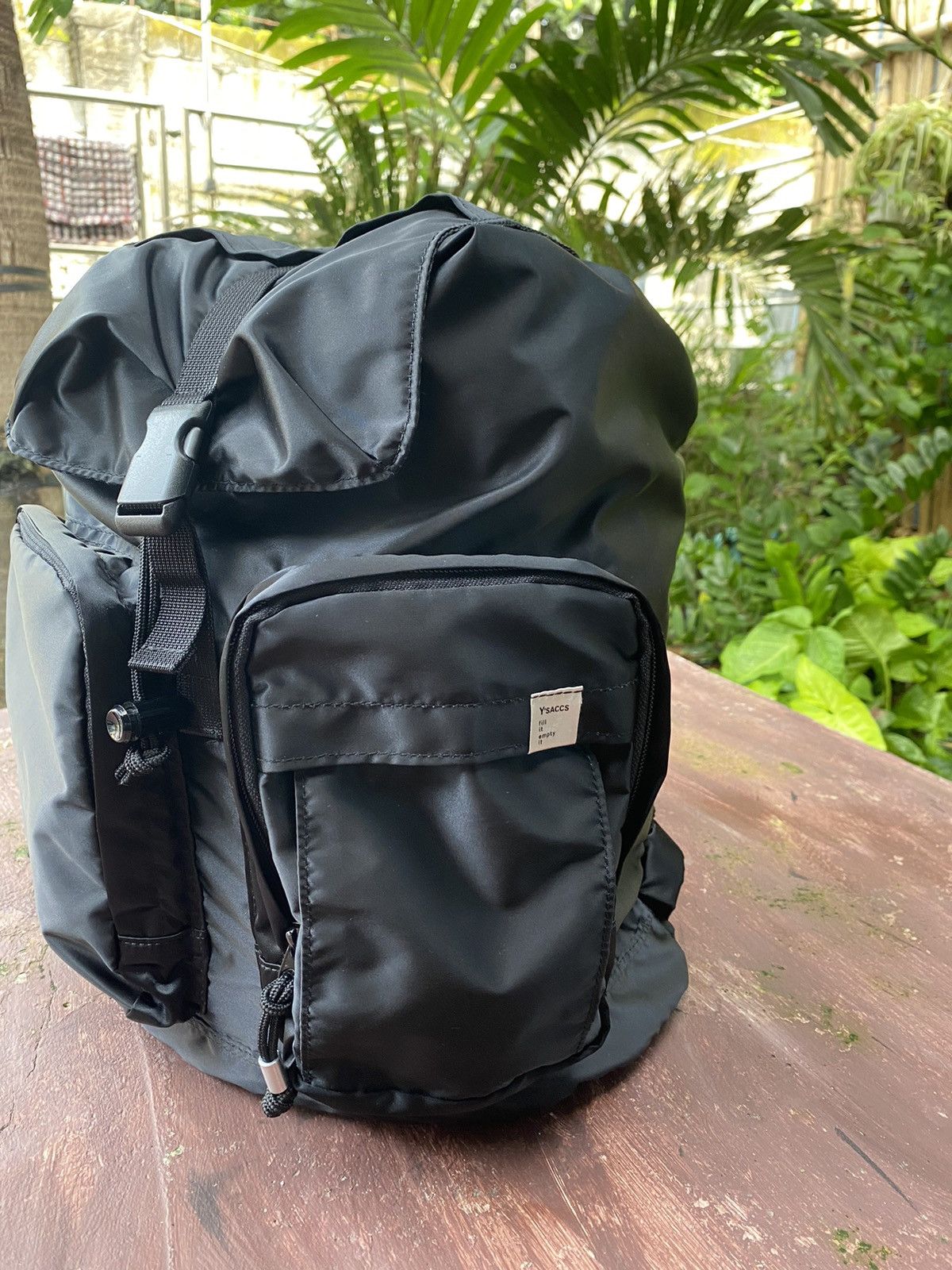 Yohji Yamamoto Yohji Yamamoto Nylon Backpack Size ONE SIZE - 3 Thumbnail