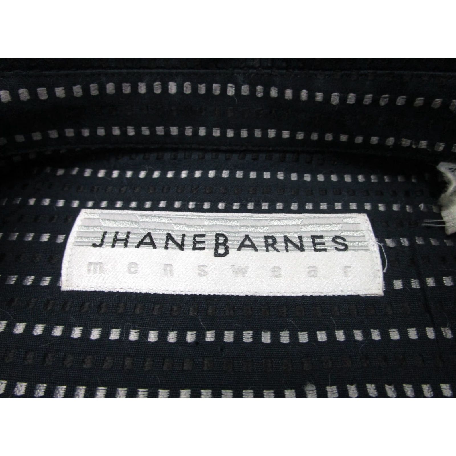 Vintage VINTAGE Jhane Barnes Long Sleeve Button-Up Shirt Mens XL Black Striped 90s Size US XL / EU 56 / 4 - 7 Thumbnail