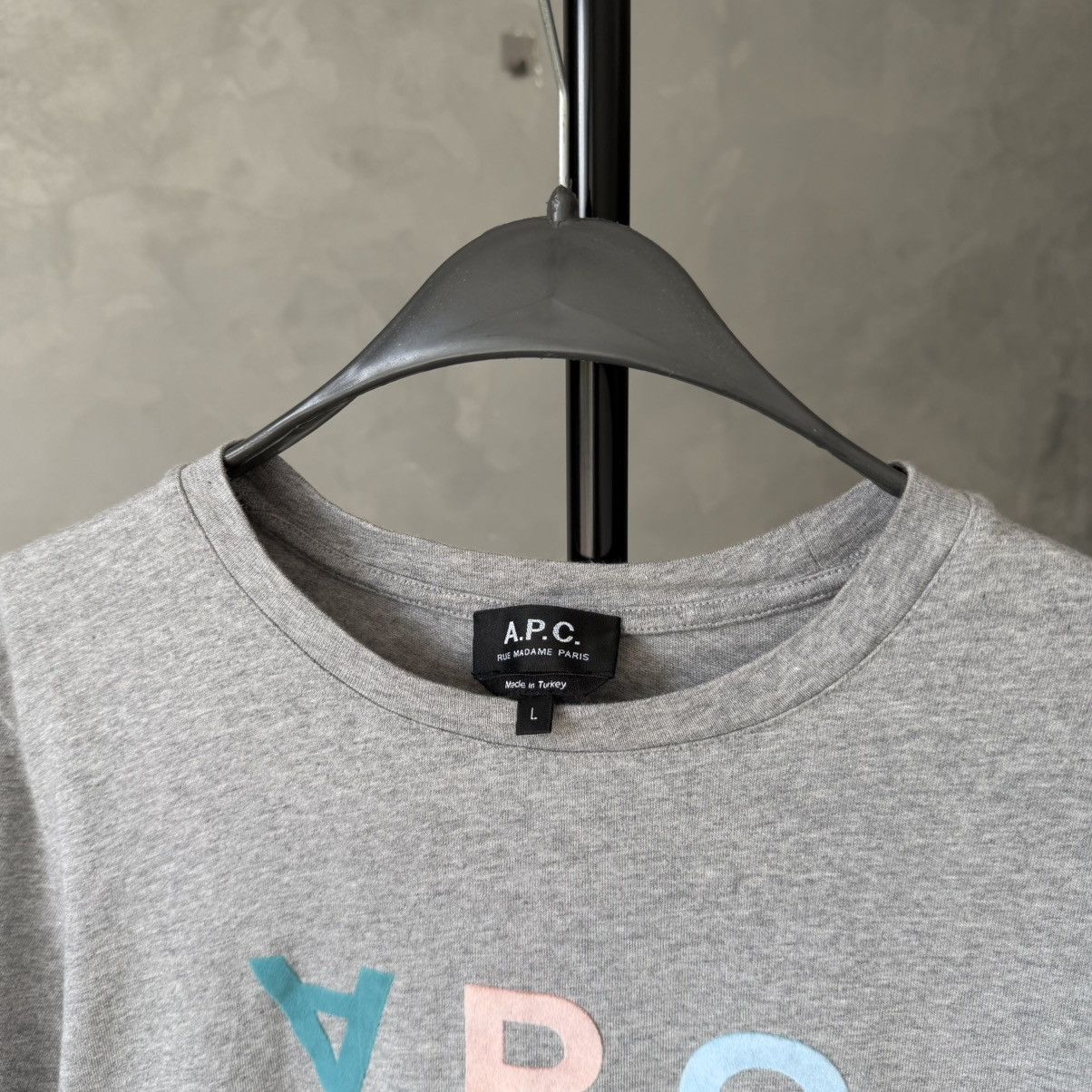 A.P.C. A.P.C Big Logo Koryn T Shirt Size L / US 10 / IT 46 - 3 Thumbnail