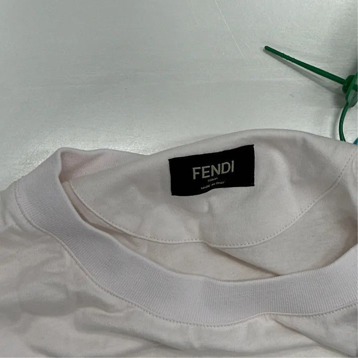 Fendi Fendi Logo Print Short-Sleeve T-Shirt for Men -2507 Size US L / EU 52-54 / 3 - 3 Thumbnail