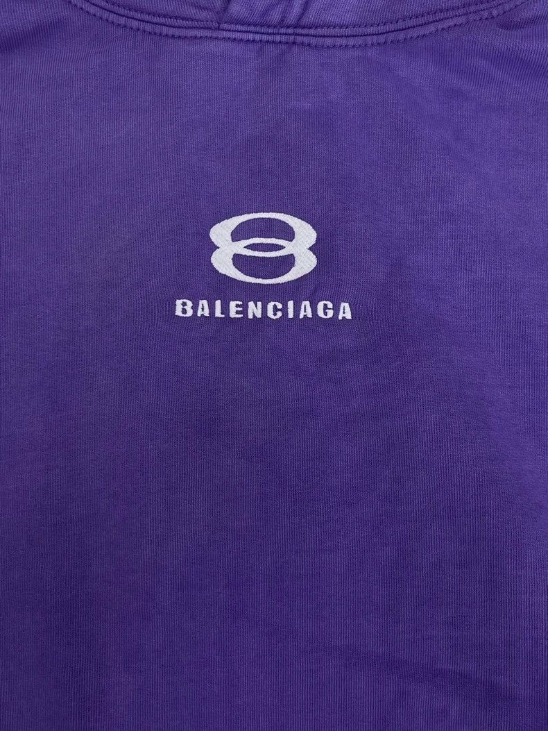 Balenciaga Balenciaga Letter Hooded Pullover Sweatshirt Size M / US 6-8 / IT 42-44 - 3 Thumbnail