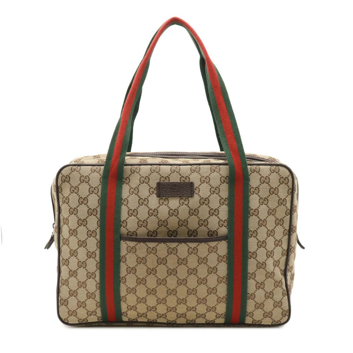 Gucci Gucci GG Canvas Sherry Line 2Way Tote Bag 189753 Canvas Shoulder Bag 189753 in Beige, Women's