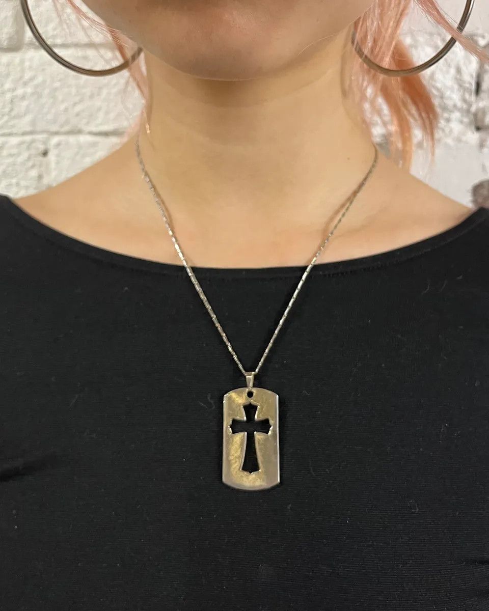 Dolce & Gabbana SS2003 Dolce & Gabbana Metal Cross Pendant Necklace Size ONE SIZE - 3 Thumbnail