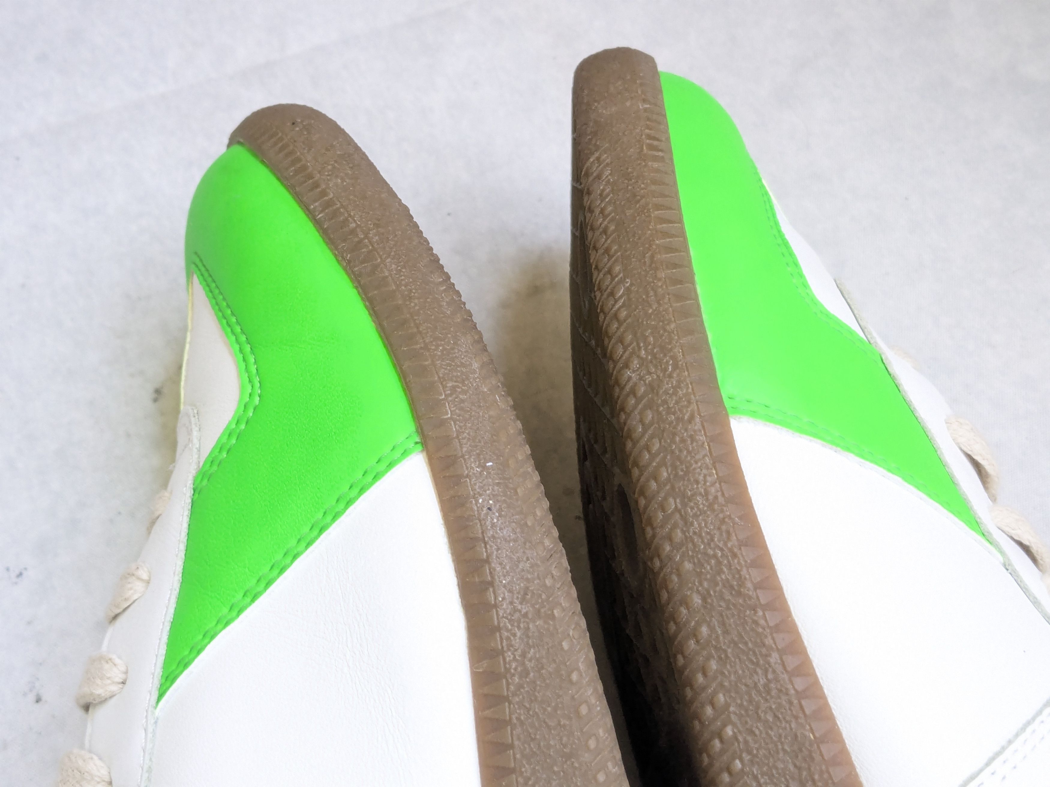 Maison Margiela Maison Margiela Replica GAT Sneakers White Green 13 46 Size US 13 / EU 46 - 8 Thumbnail