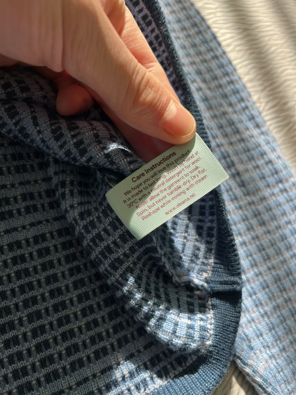 Other OLEANA Women’s Poised Plaid Merino Wool Cardigan Size M Size M / US 6-8 / IT 42-44 - 6 Thumbnail