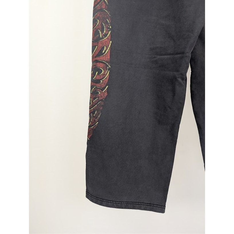 Balenciaga o1rshd1 Baggy Sweatpants / Trousers in Faded Black/Red Size US 32 / EU 48 - 13 Thumbnail