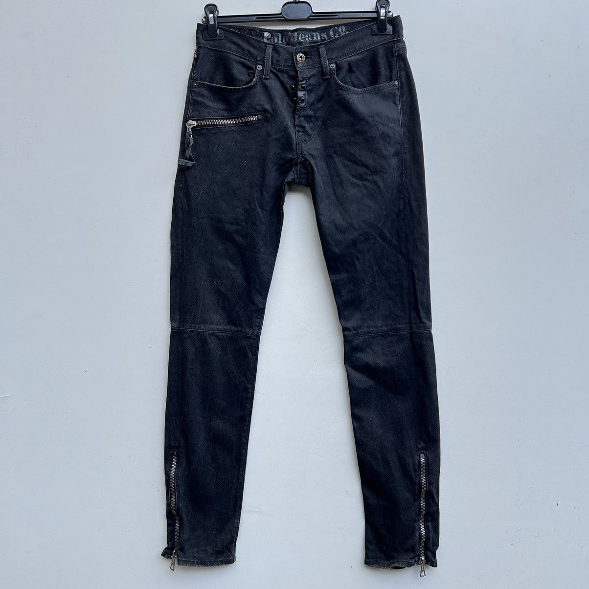 image of Polo Ralph Lauren x Rrl Ralph Lauren Ralph Laurent Jeans in Black Grey, Men's (Size 30)