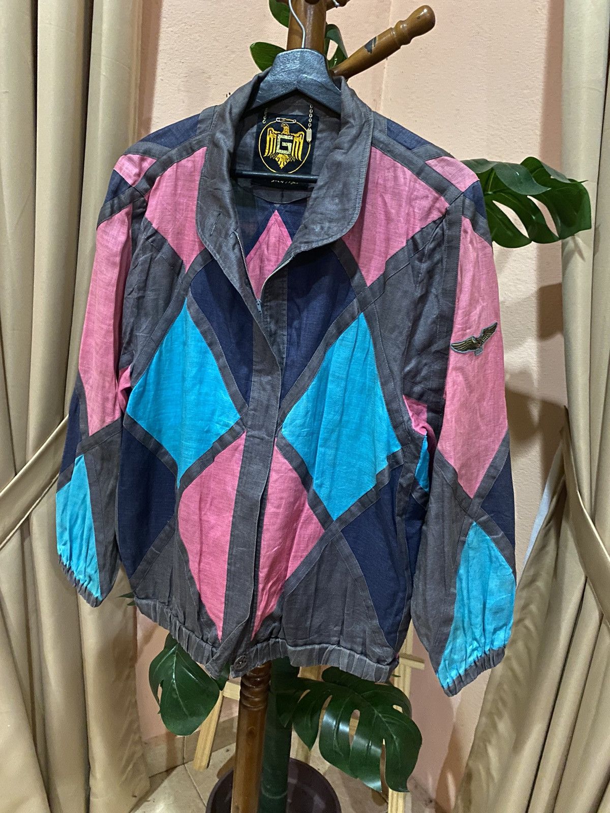 Vintage VINTAGE 80S PSYCHEDELIC AVANT GARDE JACKET Size US M / EU 48-50 / 2 - 3 Thumbnail